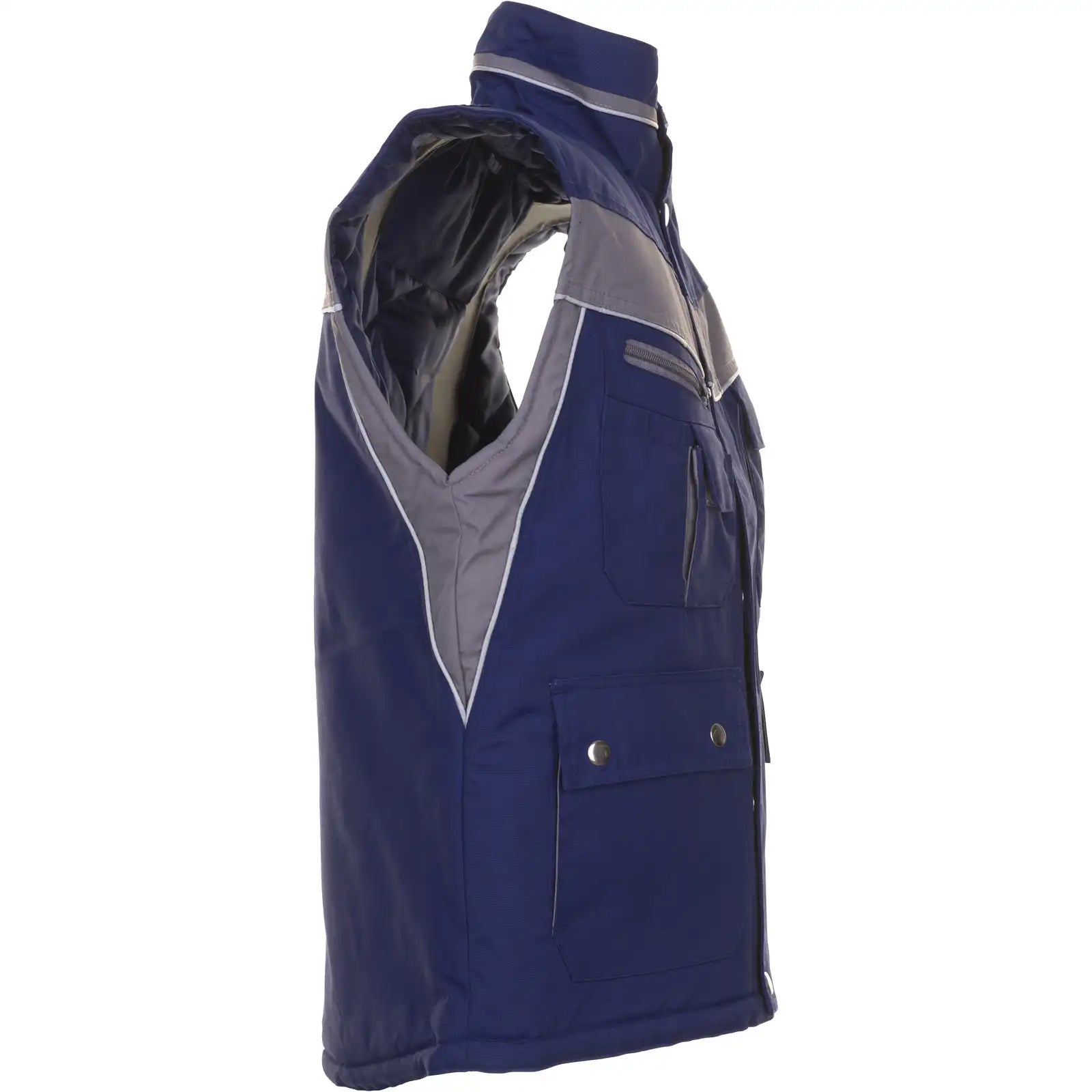 Planam Plaline Winterweste marine/zink XS marine/zink - Produktbild ohne Model