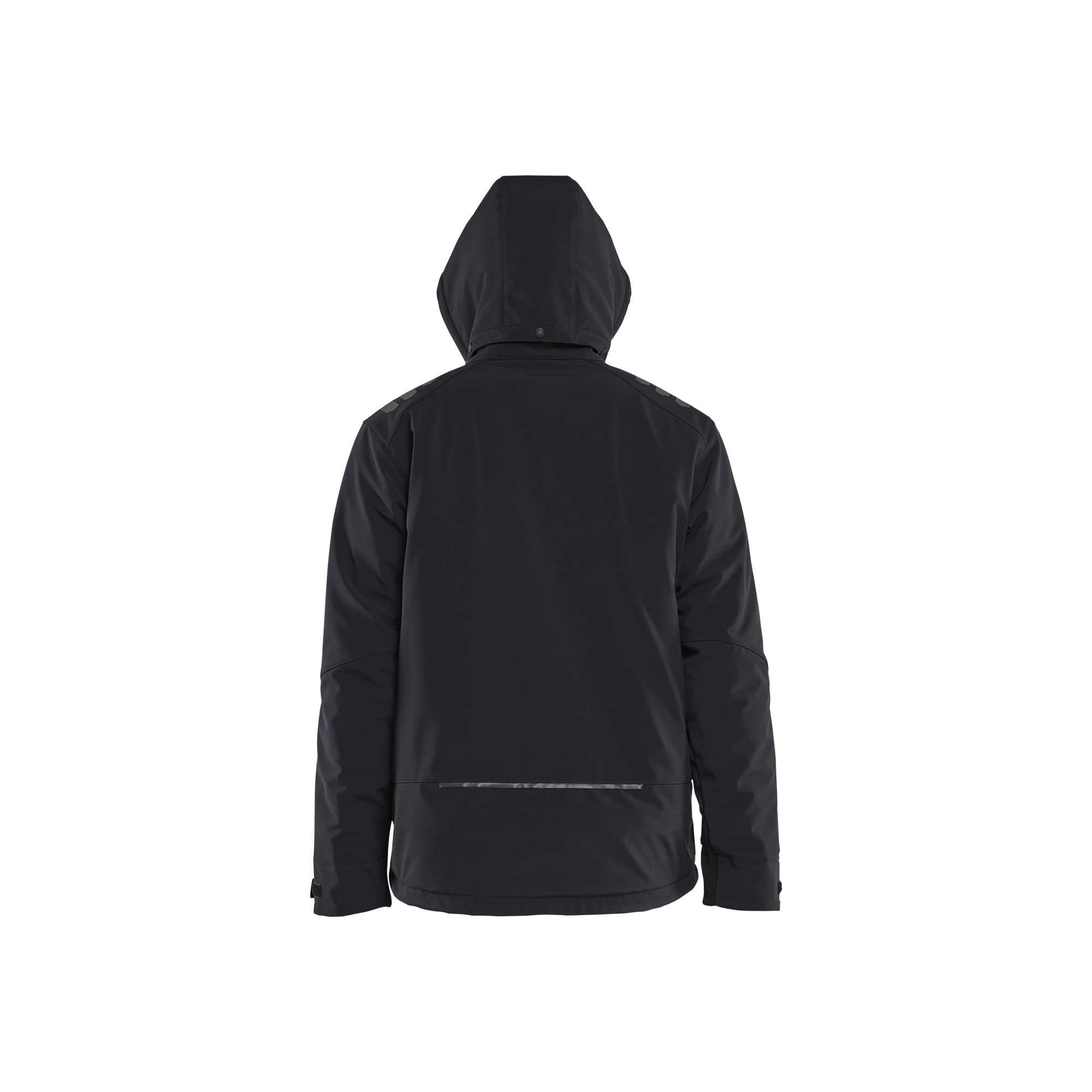 BLAKLADER 47502513 Lightweight Lined Winter Jacket Softshell Hi Vis Reflective Softshell Work Jacket MEN - Waterproof