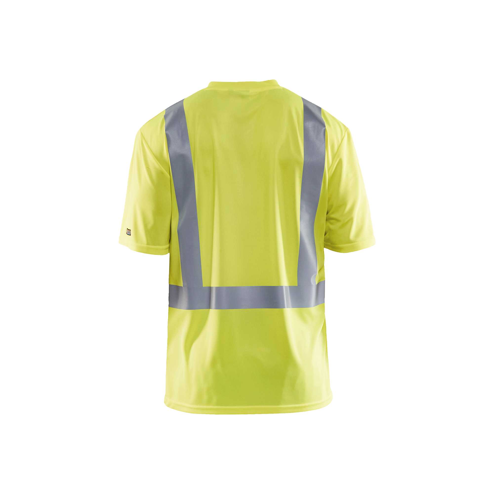 BLAKLADER 33821011 UV T SHIRT HI VIS Hi Vis Reflective Short Sleeve Work T-Shirt MEN - 100% Polyester