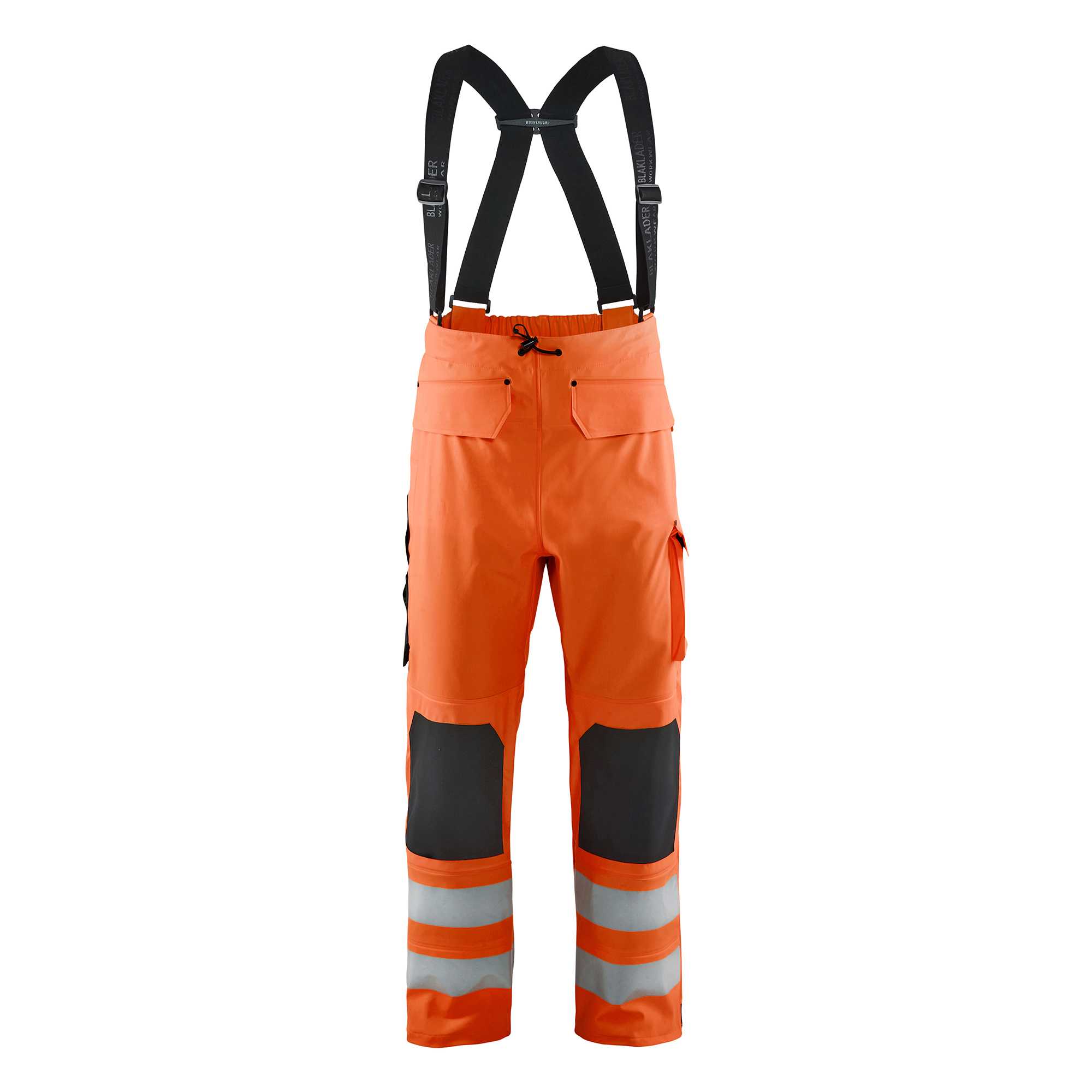 BLAKLADER 13062005 Rain trousers Hi Vis Level 3 Hi Vis Reflective Work Trousers Men - Waterproof