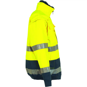Planam Warnschutz Comfortjacke gelb/marine S gelb/marine - Produktbild ohne Model