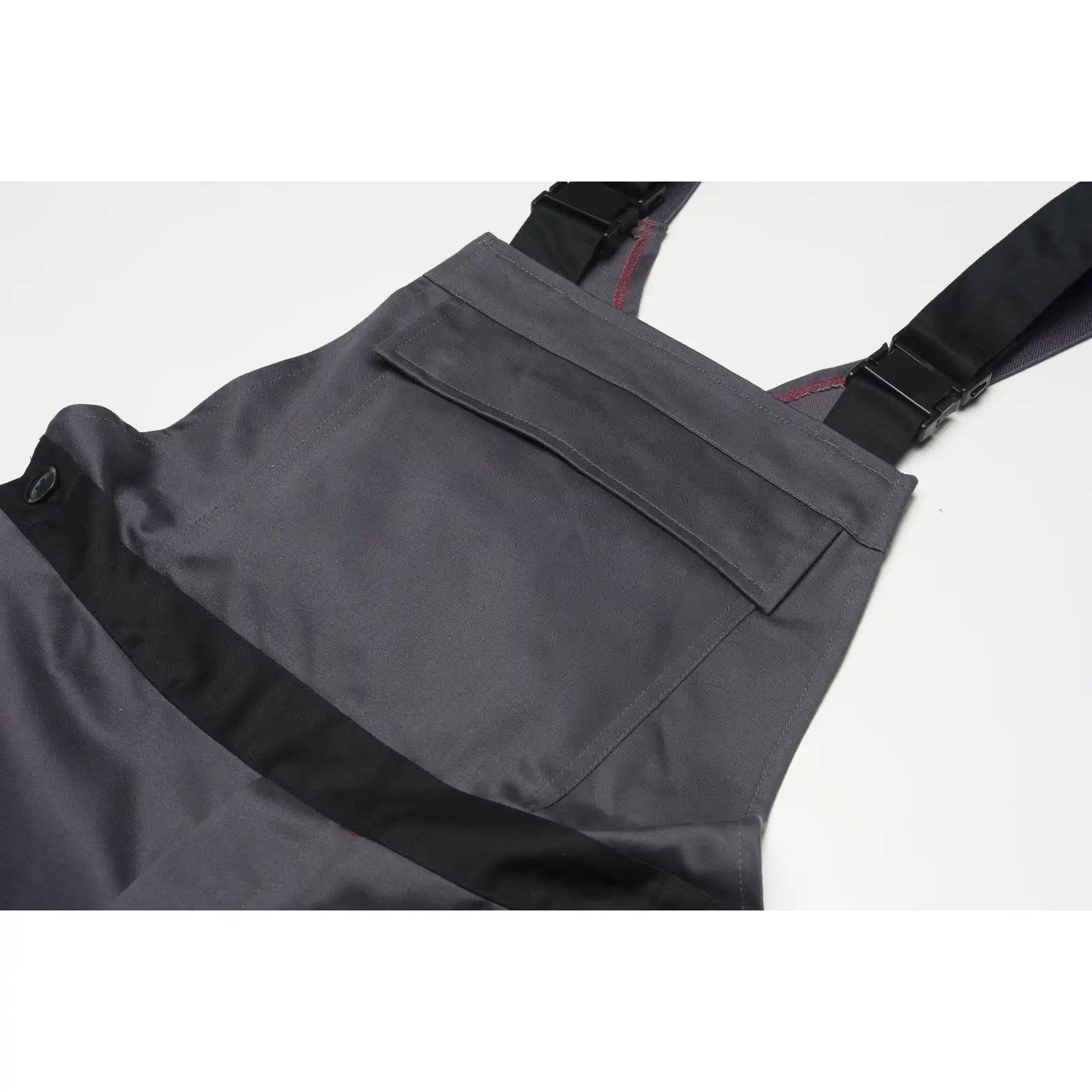 Planam Weld Shield Latzhose kornblumenblau/schwarz 102 kornblumenblau/schwarz - Extra Detailbild