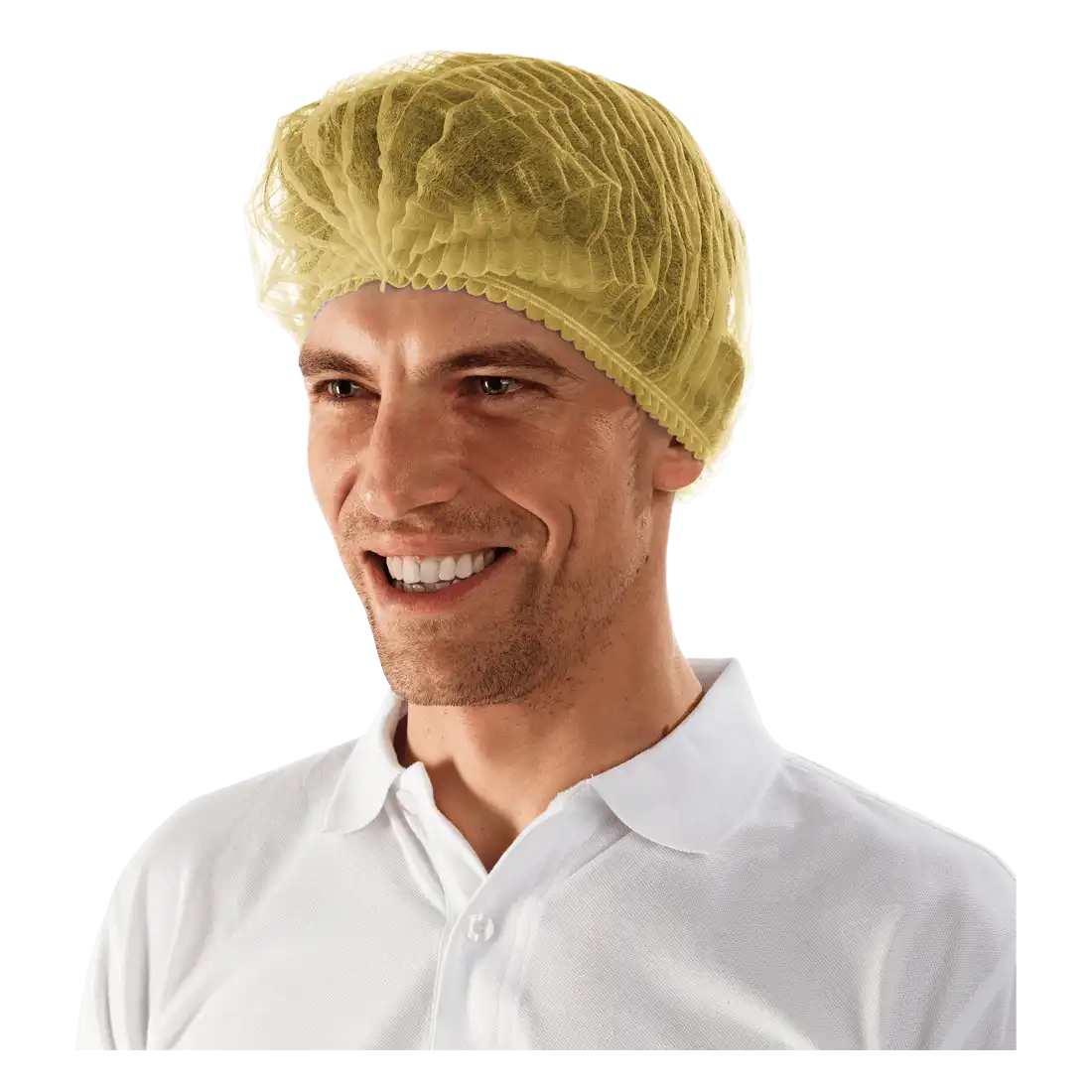 STRETCH CAP - Polypropylene - Pleated Unisex Model - Pack of 1000 Pieces