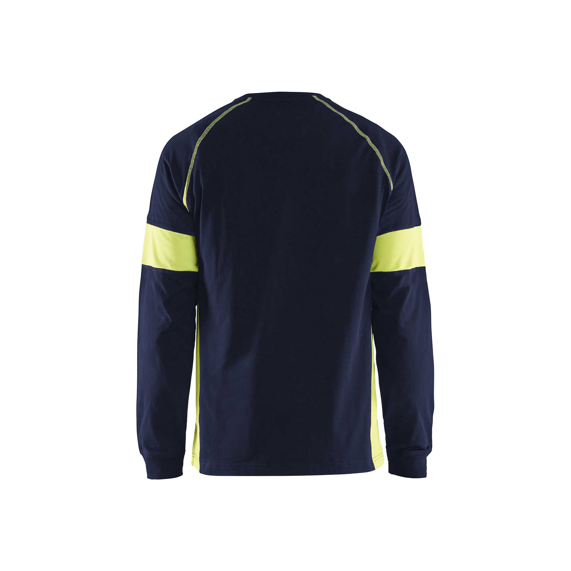 BLAKLADER 35201030 Long sleeved T shirt Hi Vis Reflective Long Sleeve Work T-Shirt MEN - 100% Cotton