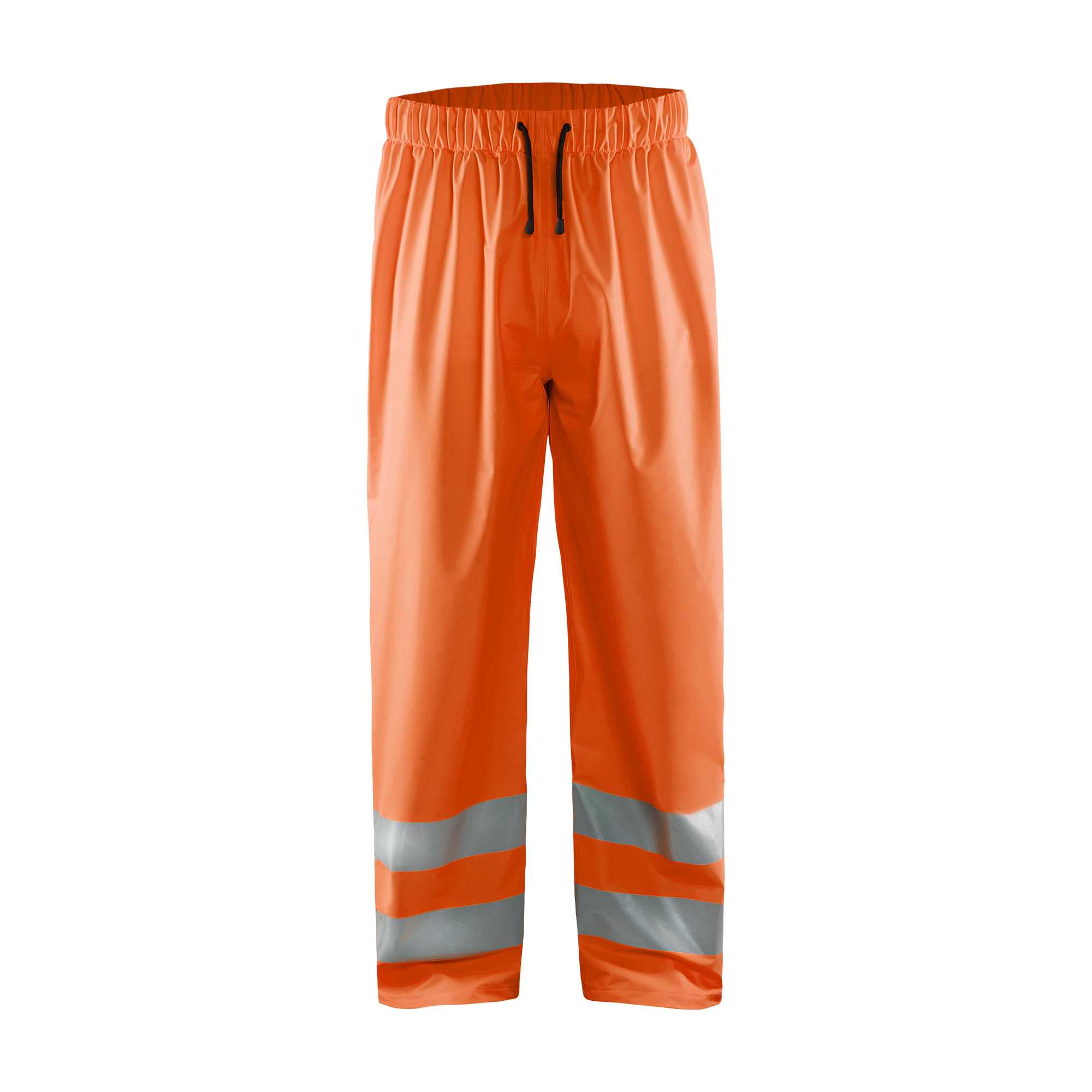 BLAKLADER 13842000 Rain Trousers Hi Vis LEVEL 1 Hi Vis Reflective Work Trousers Men - waterproof