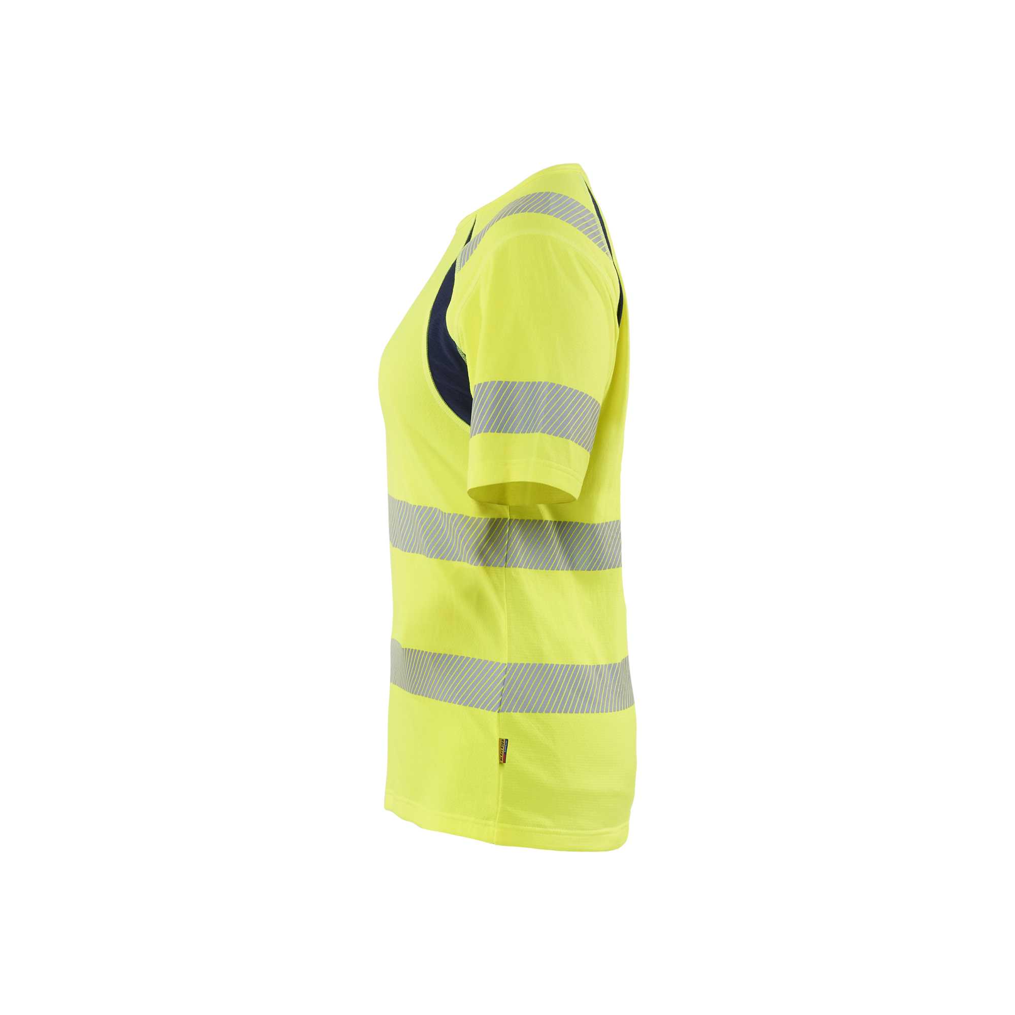 BLAKLADER 35032537 Women’s Hi Vis T shirt Hi Vis Reflective Short Sleeve Work T-Shirt WOMEN - Moisture Wicking