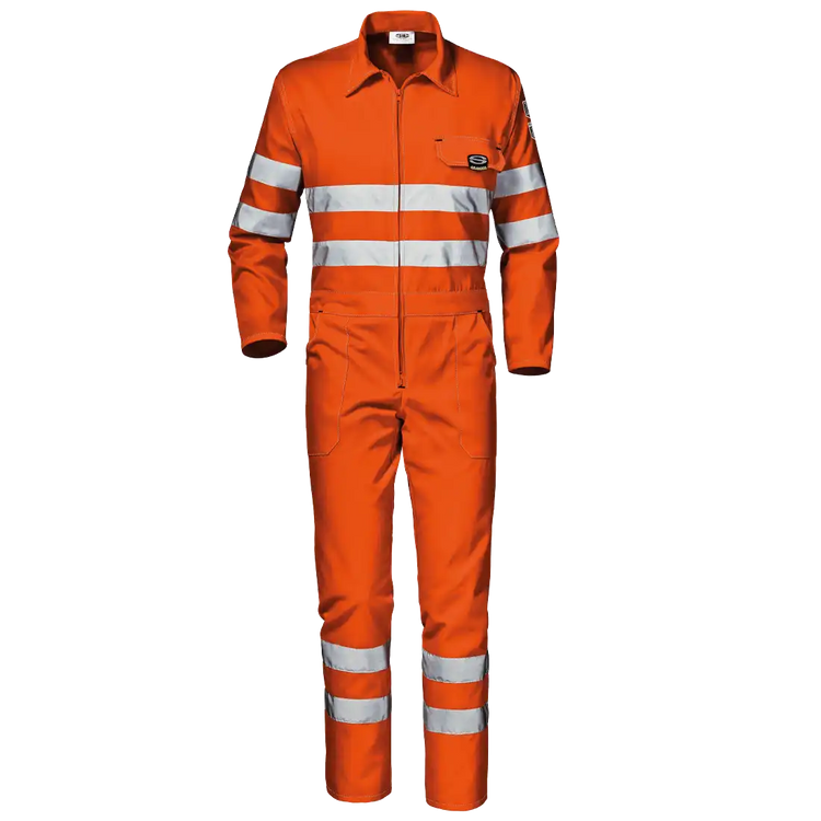 SIR SAFETY MISTRAL Hi Vis Reflective Work Coverall Men - liquid repellent