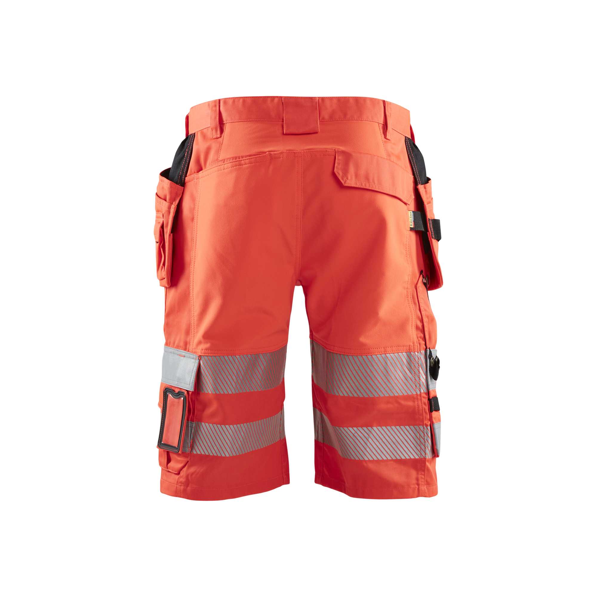 BLAKLADER 15861811 | Hi Vis shorts with stretch Hi Vis Reflective Work Shorts Men - Class 2 Certified