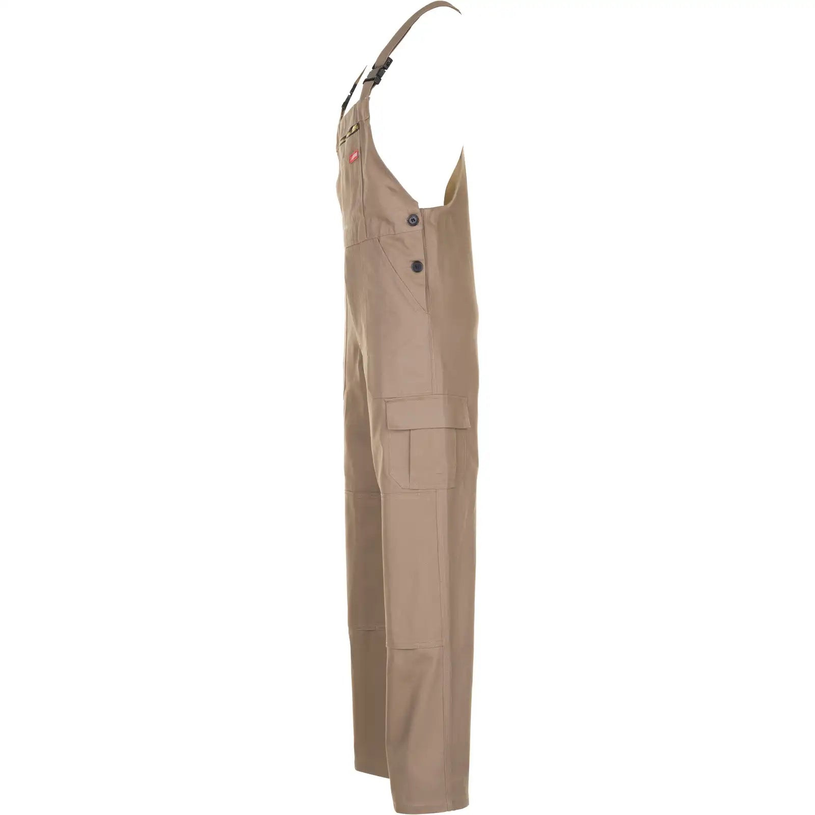 Planam BW 290 Cargo-Latzhose khaki 102 khaki - Produktbild ohne Model