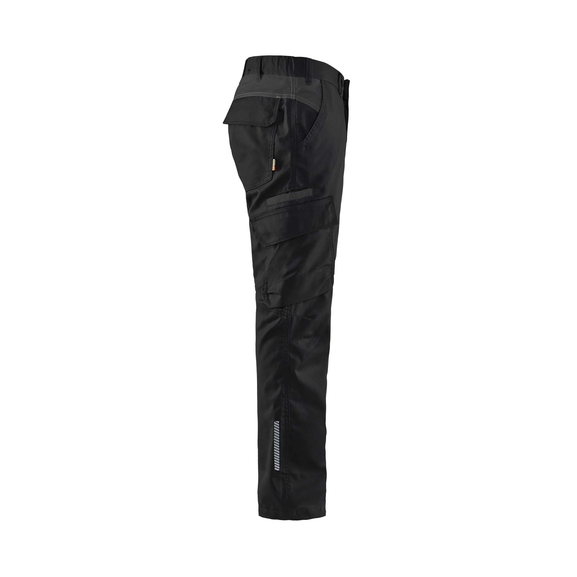 BLAKLADER 14441832 | Industry trousers stretch Hi Vis Reflective Work Trousers Men - twill fabric
