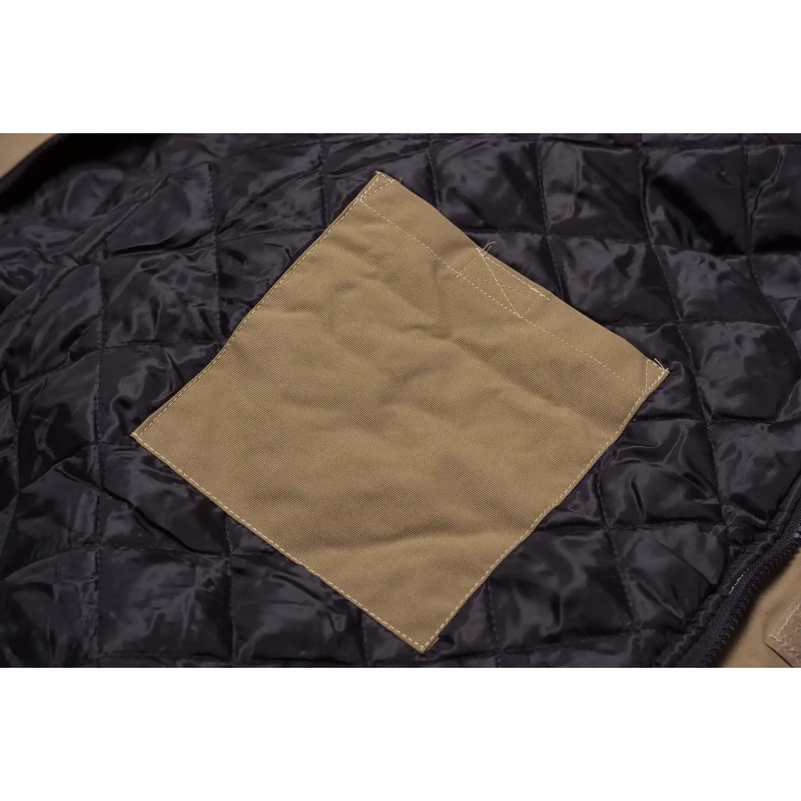 Planam Canvas 320 Winterparka khaki/schwarz 4XL khaki/schwarz - Extra Detailbild