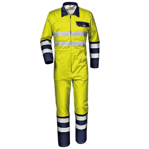 SIR SAFETY MISTRAL COLOR Hi Vis Reflective Work Coverall Men - double stitched seams