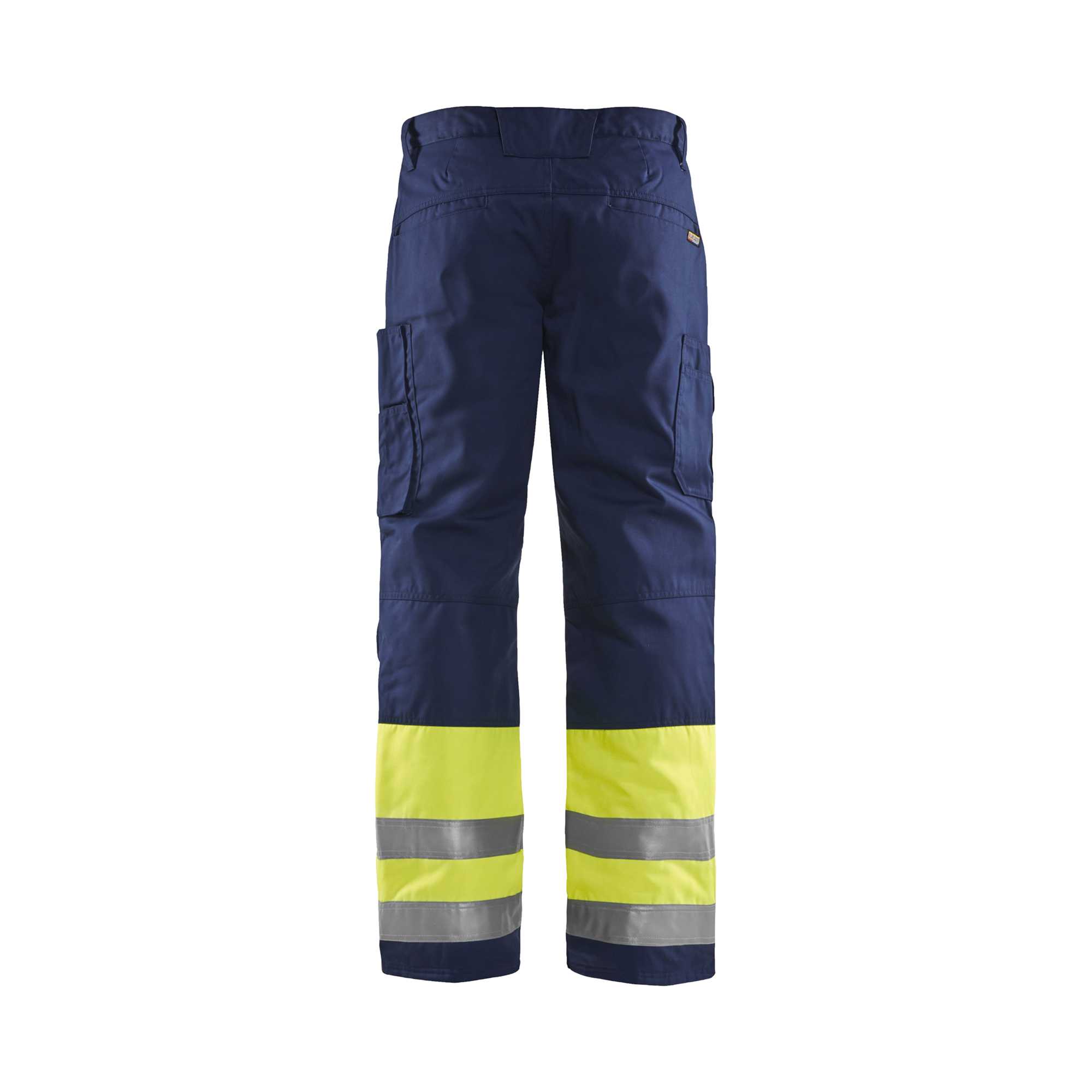 BLAKLADER 18621811 | Hi Vis Winter Trousers Hi Vis Reflective Work Trousers Men - Insulated Lining