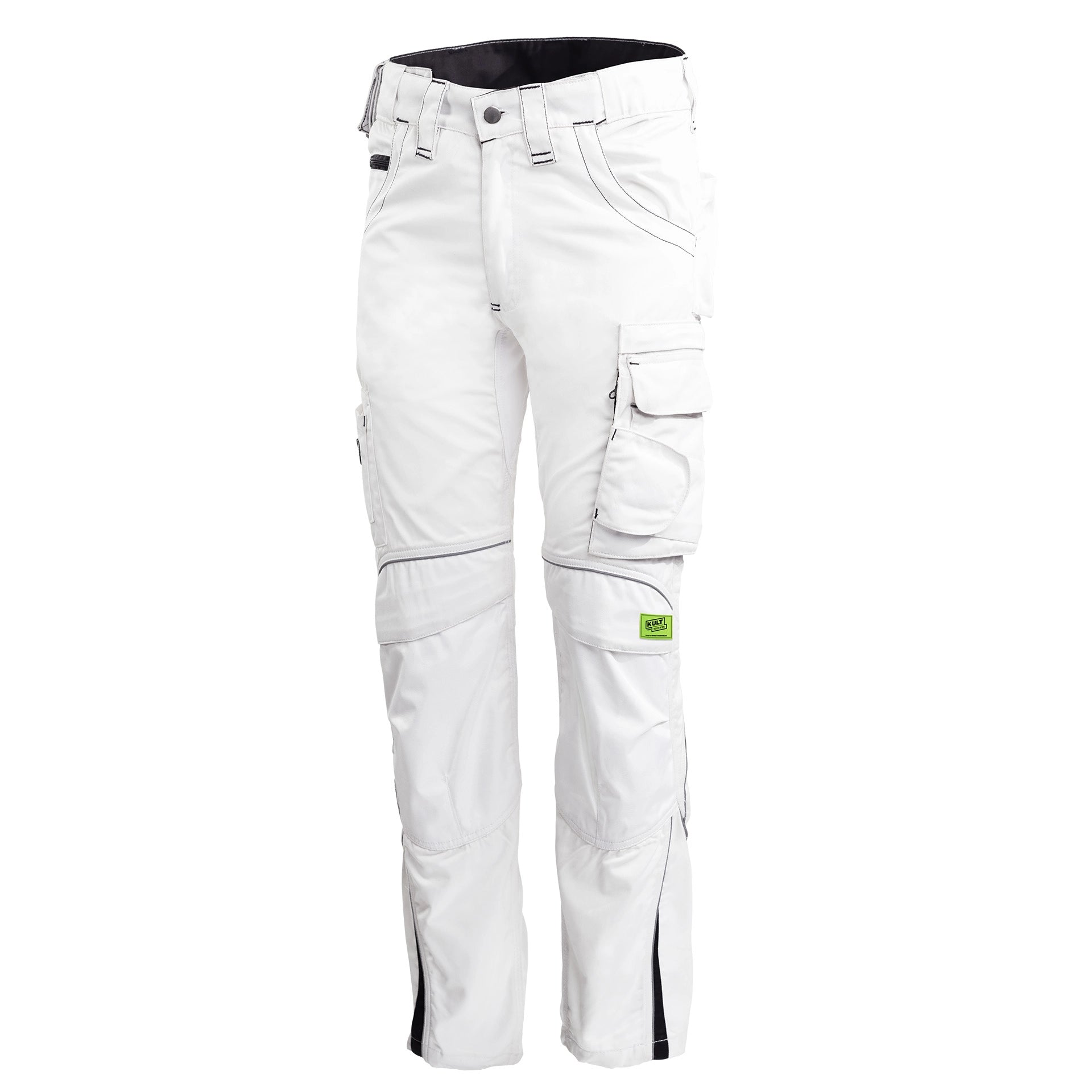 TMG Kult Worker Work trousers white - KW-320030_Bundhose_weiss_vorne_1920x1920