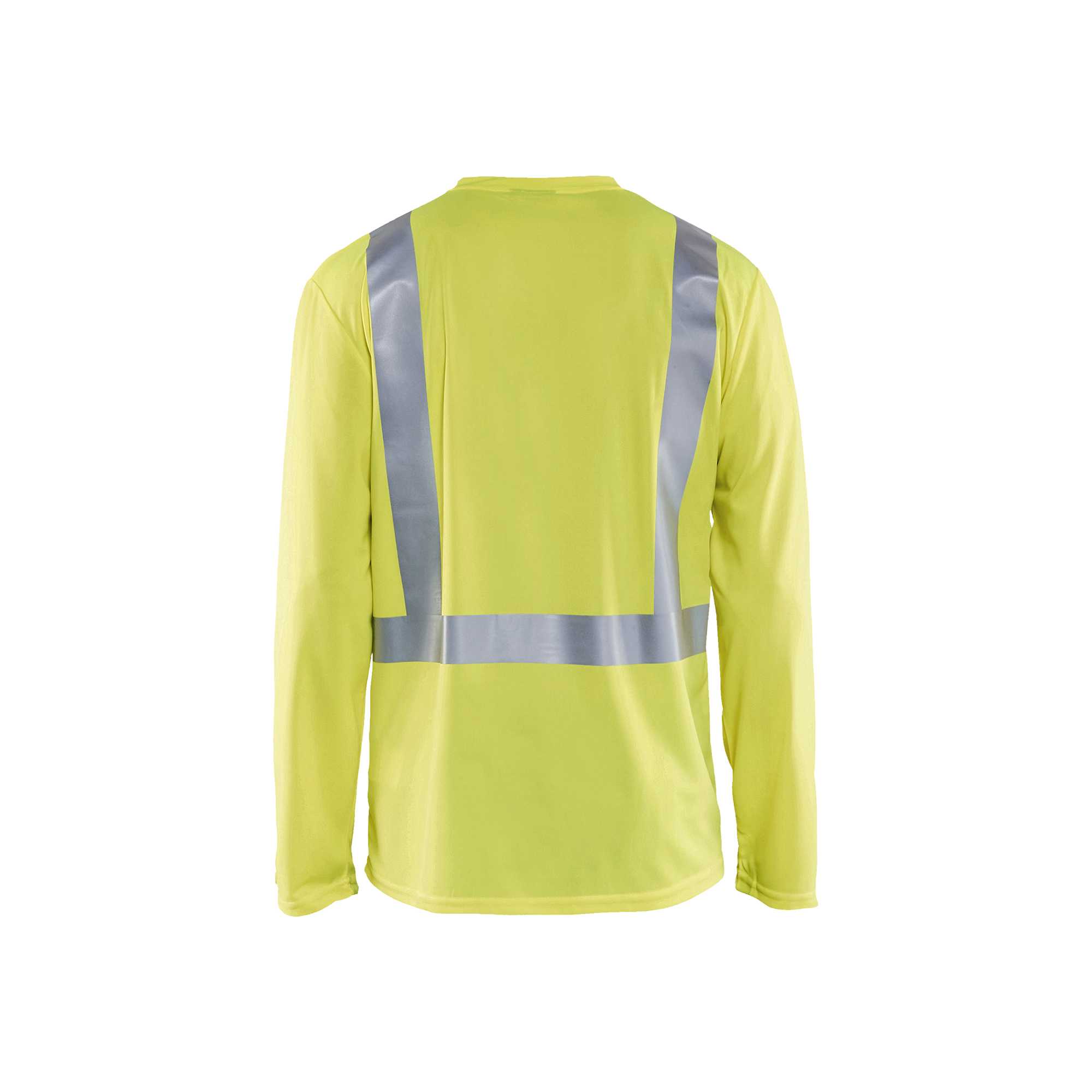 BLAKLADER 33831011 Hi Vis UV long sleeved T shirt Hi Vis Reflective Long Sleeve Work T-Shirt MEN - 100% Polyester