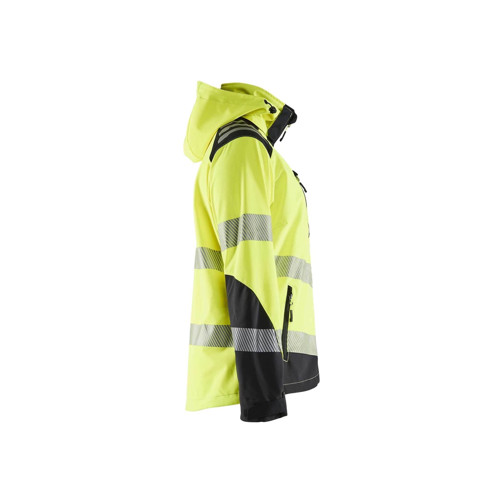 BLAKLADER 47912513 Women's Hi Vis Softshell Jacket Hi Vis Reflective Softshell Work Jacket WOMEN - Waterproof