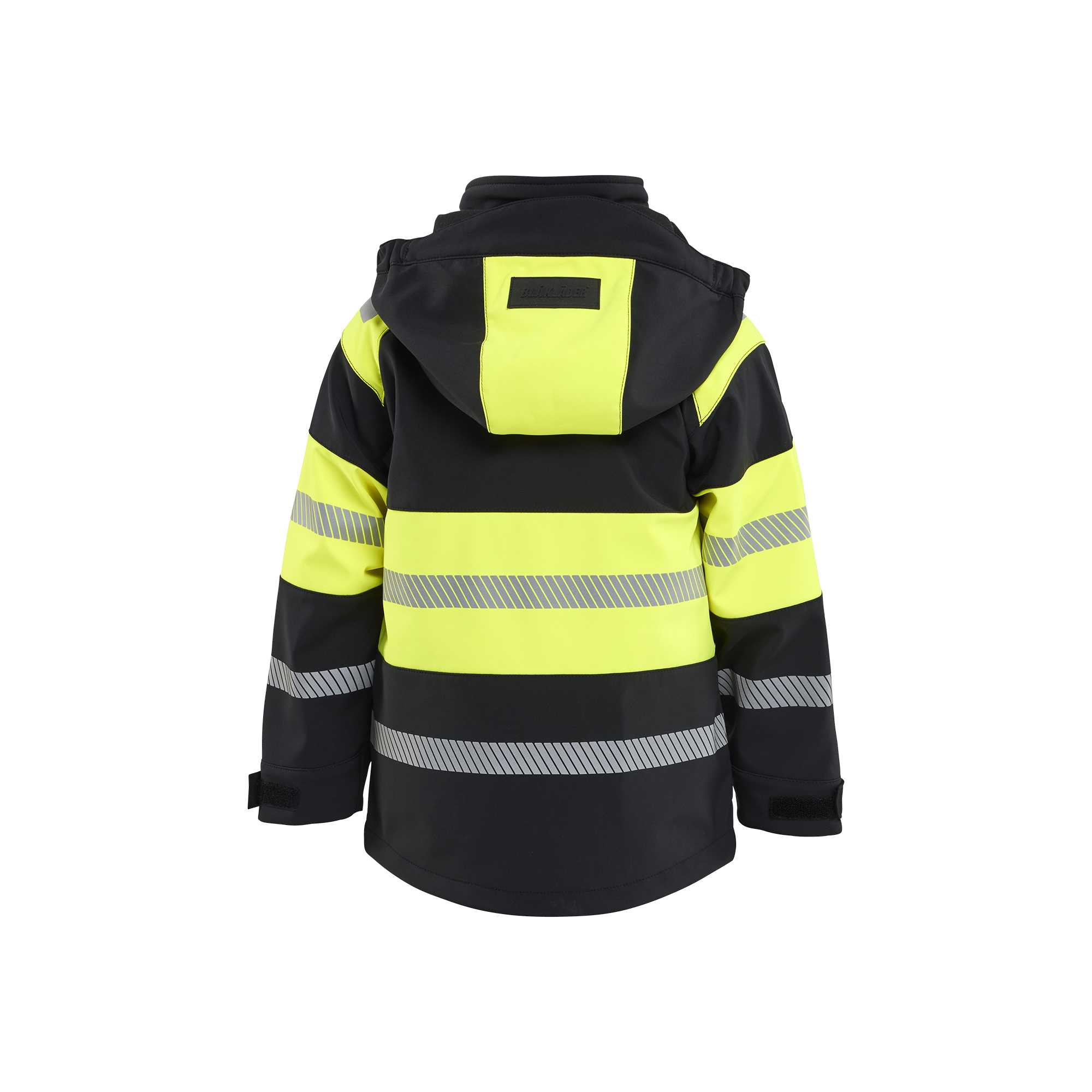 BLAKLADER 52112513 Children’s Softshell Jacket Hi Vis Reflective Softshell Work Jacket MEN - Waterproof