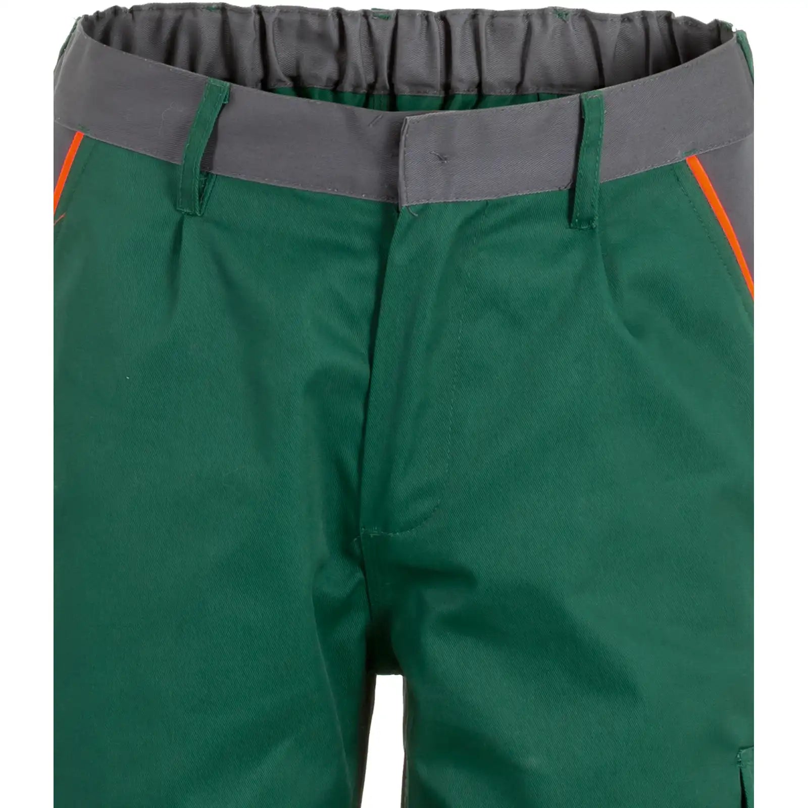Planam Visline Shorts grün/orange/schiefer XS grün/orange/schiefer - Extra Detailbild