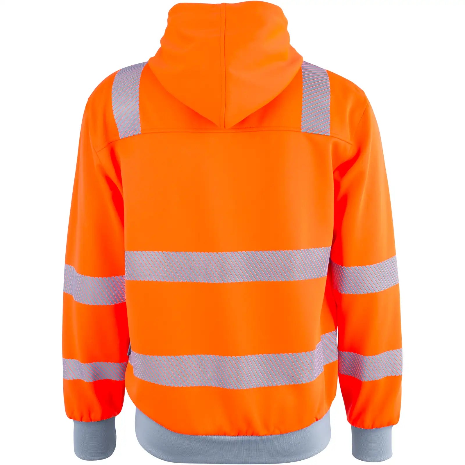Planam Norit Warnschutz Hoody orange/zink XS orange/zink - Produktbild ohne Model