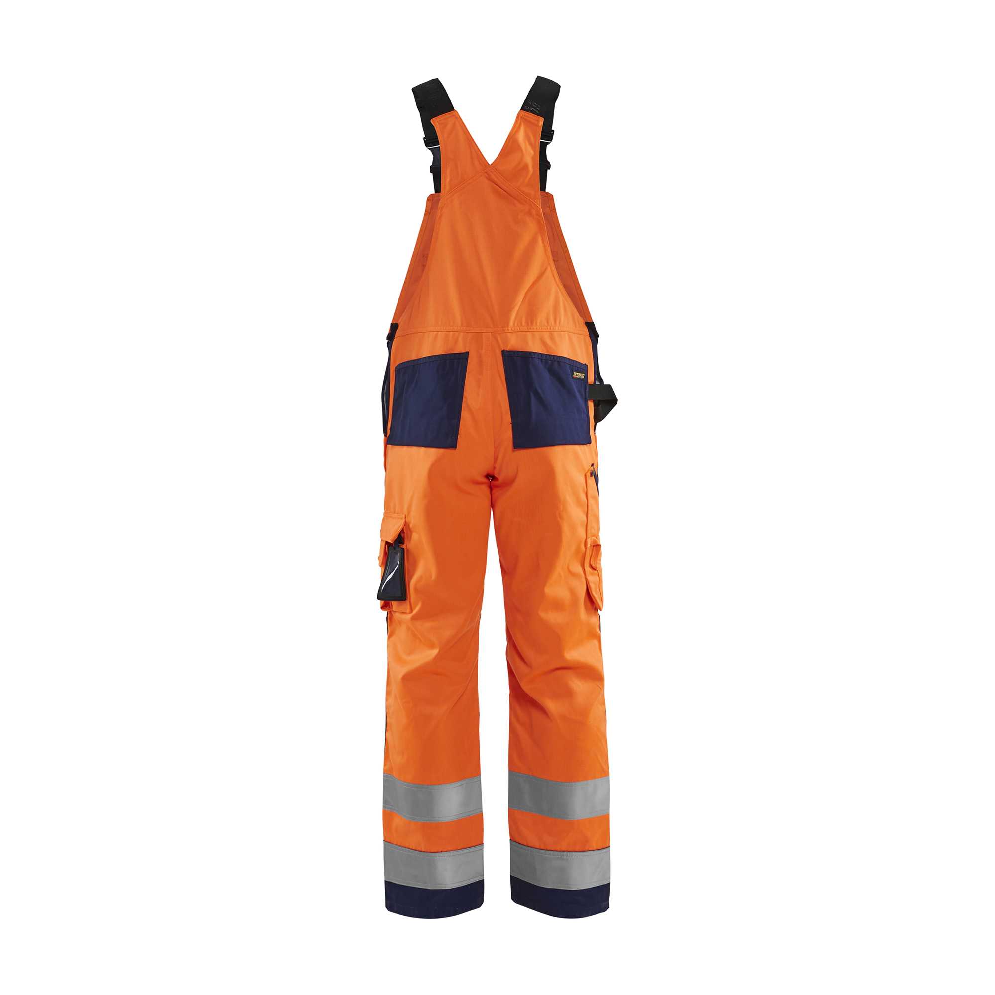 BLAKLADER 26601811 Hi Vis Bib trousers Hi Vis Reflective Work Bib Trousers Men - twill fabric