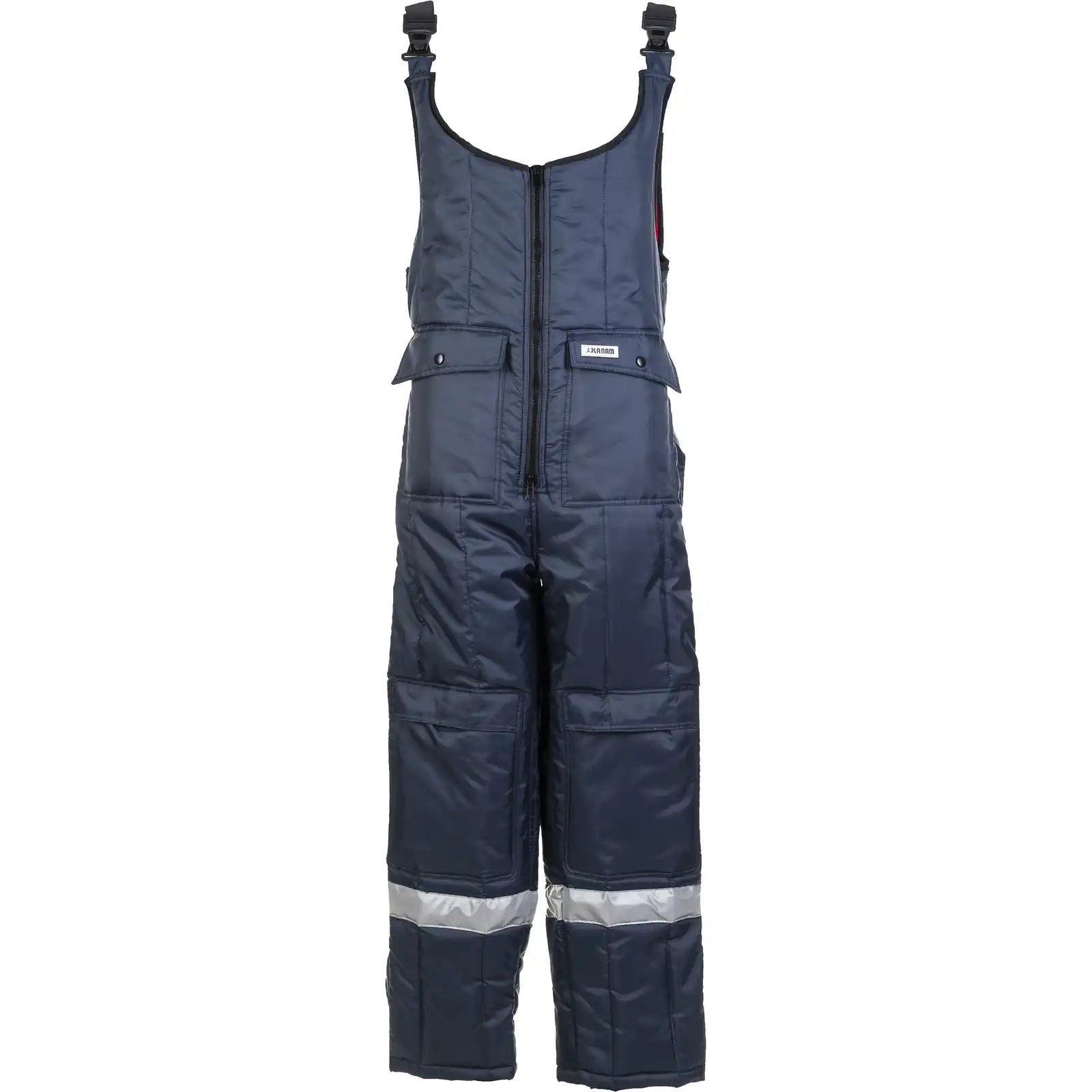 Planam Kühl-/Gefrierhaus Kühlhaus Latzhose marine, Innenfutter rot S marine, Innenfutter rot - Vorschaubild