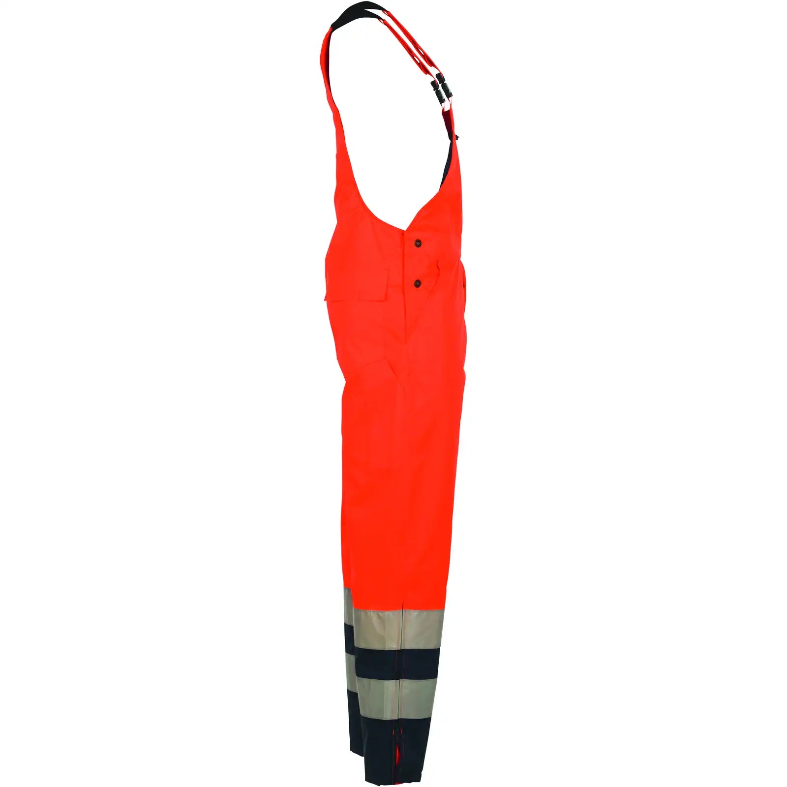 Planam Warnschutz Winterlatzhose orange/marine 4XL orange/marine - Produktbild ohne Model