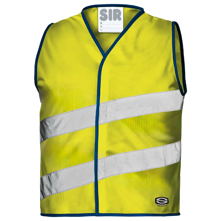 SIR SAFETY JEROME Hi Vis Reflective Work Waistcoat MEN - Double Reflective Band