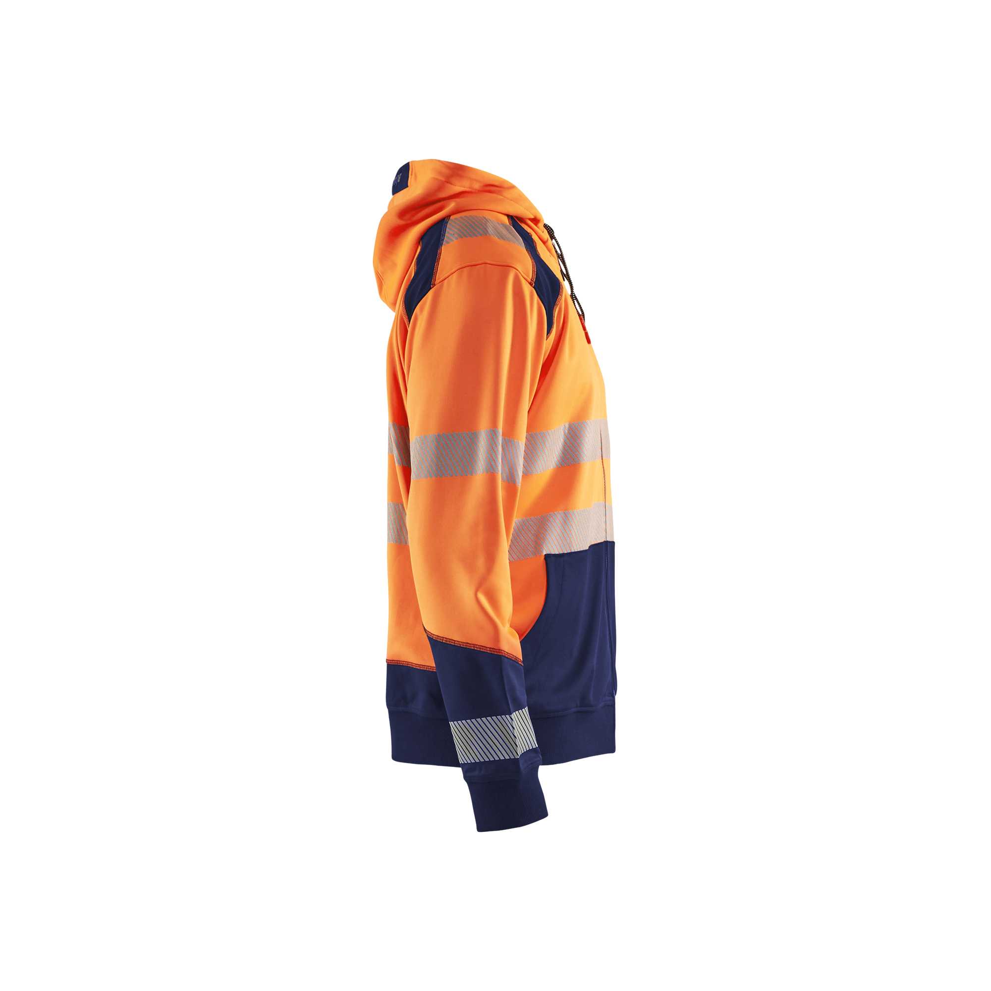BLAKLADER 35462528 Hi Vis Hoodie Hi Vis Reflective Hoodie Work Sweatshirt MEN - Breathable
