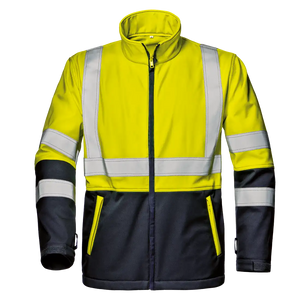SIR SAFETY MICROLINES COMPLEX High Vis Softshell Jacket Men - Reflective Bands