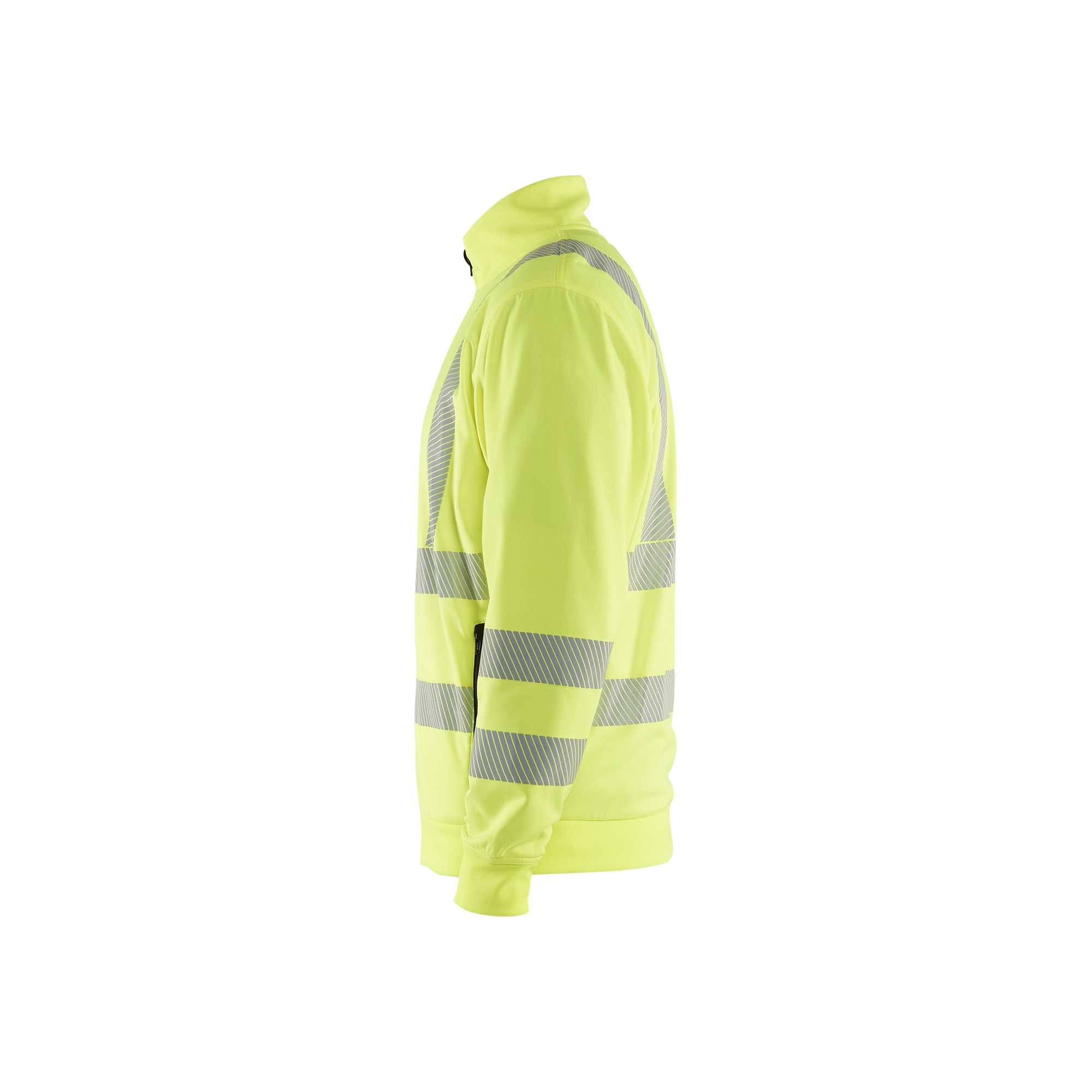 BLAKLADER 35632538 Hi Vis Reflective Full-zip Work Sweatshirt MEN - Breathable