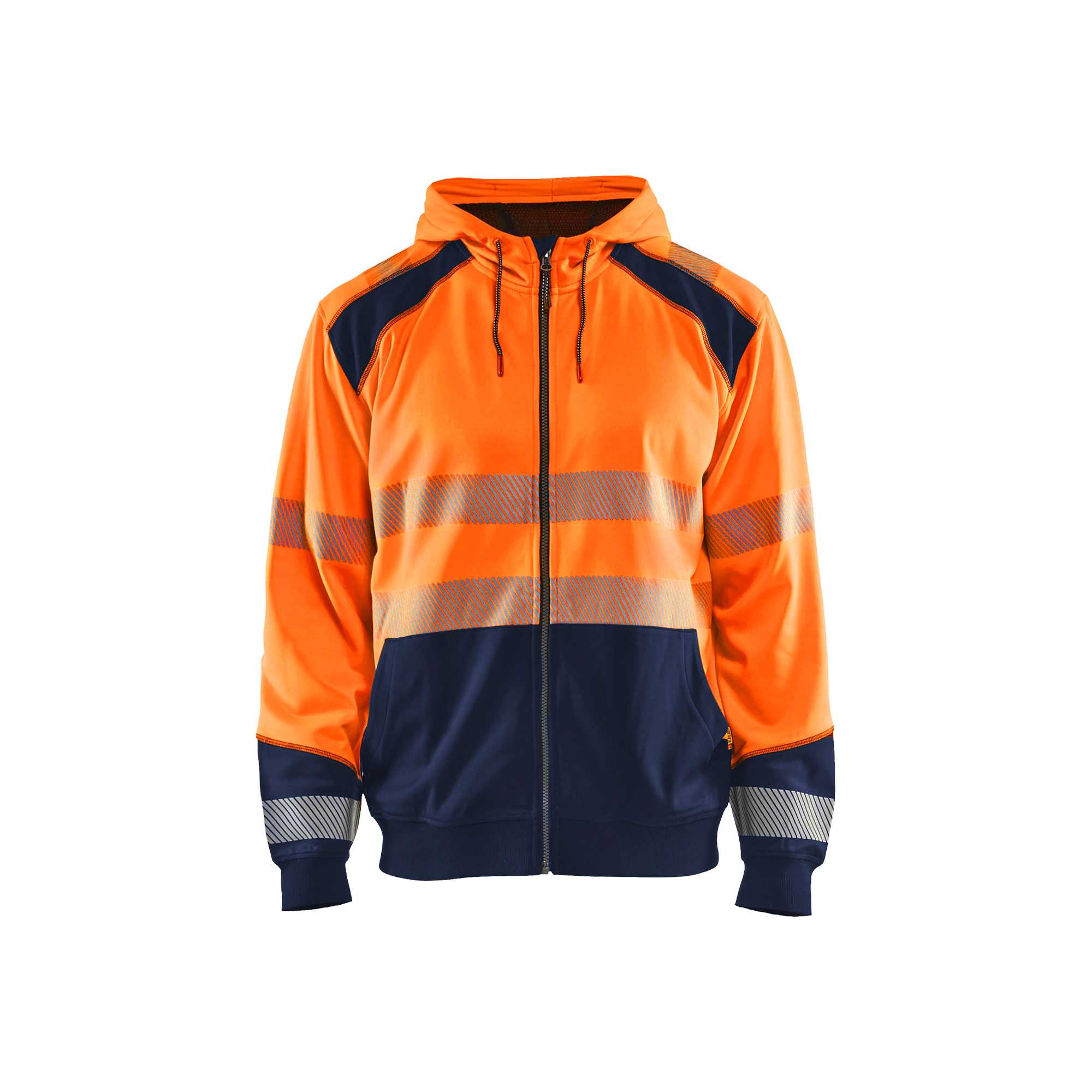 BLAKLADER 35462528 Hi Vis Hoodie Hi Vis Reflective Hoodie Work Sweatshirt MEN - Breathable