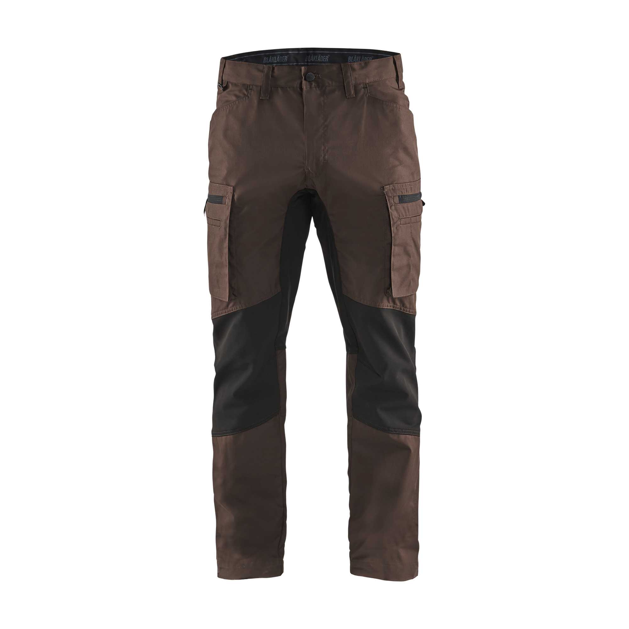 BLAKLADER 14591845 Service Trousers with Stretch Work Trousers Men - stretch panels