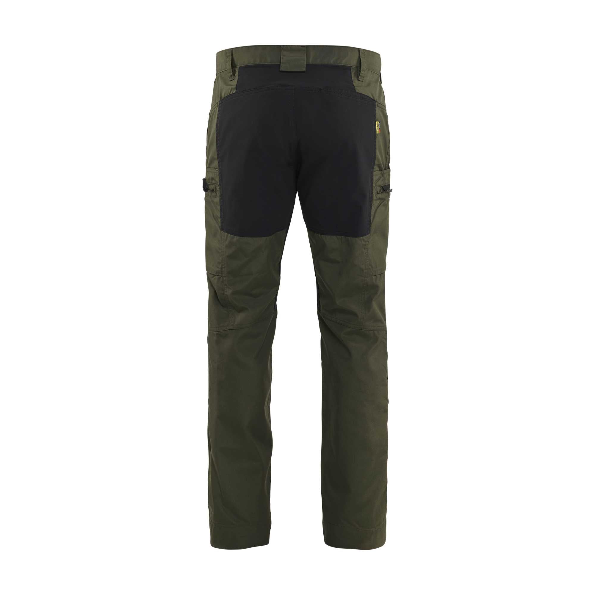 BLAKLADER 14591845 Service Trousers with Stretch Work Trousers Men - stretch panels