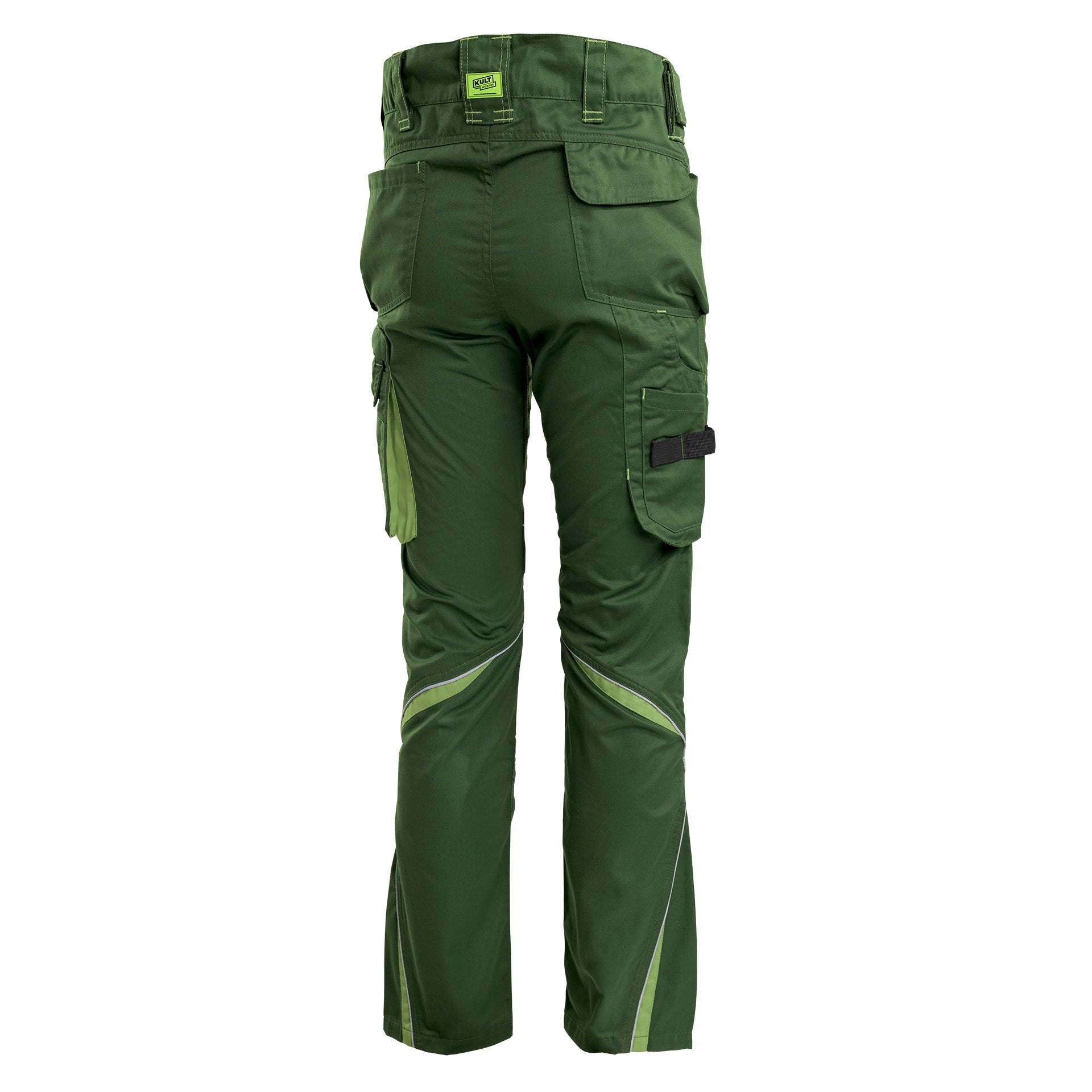 TMG Kult Worker Work trousers green - KW-320010_Bundhose_gruen_hinten_1920x1920