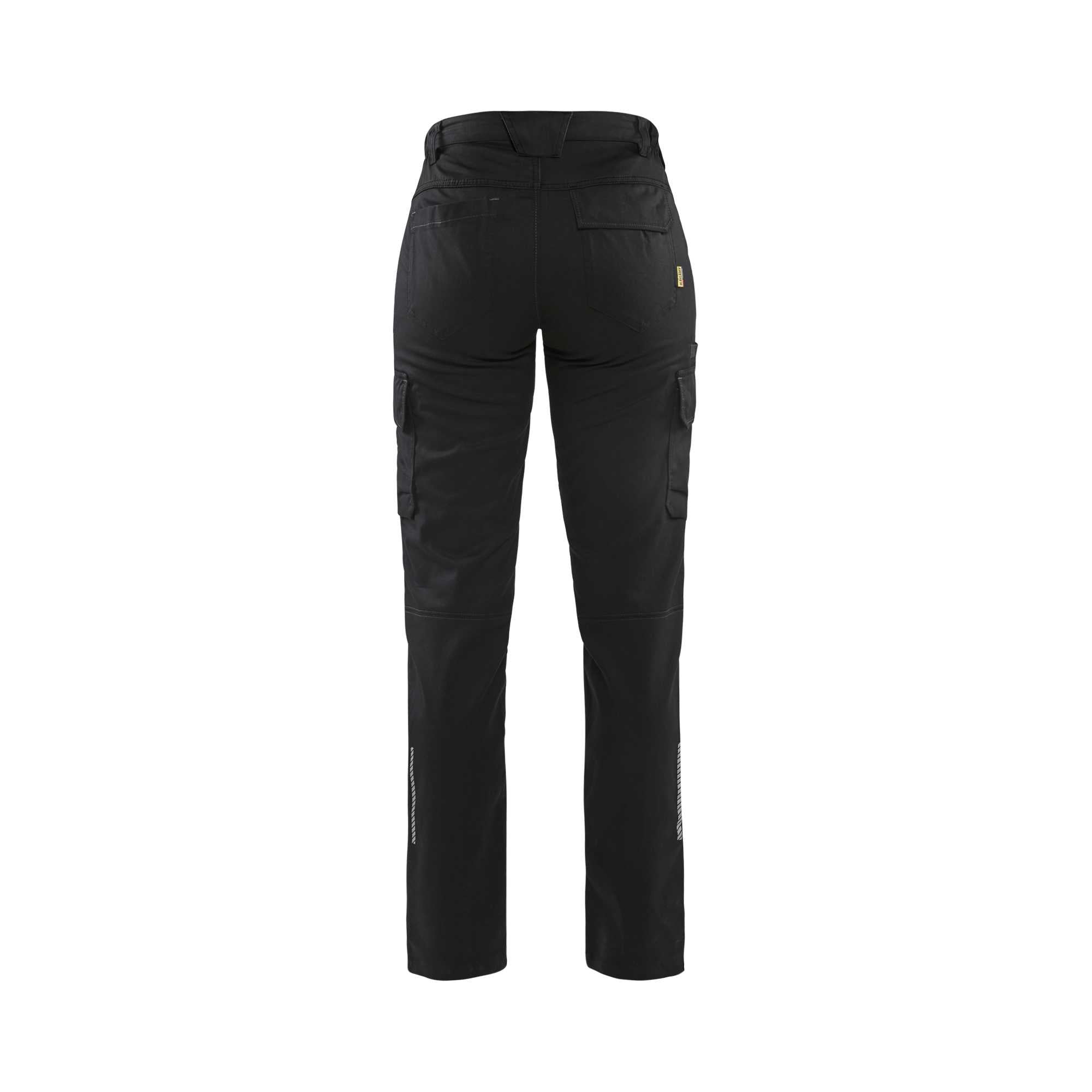 BLAKLADER 71441832 Women's industry trousers stretch Hi Vis Reflective Work Trousers Women - twill fabric