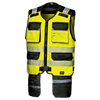 SIR SAFETY RUSH Hi Vis Reflective Work Waistcoat MEN - Multi Pocket