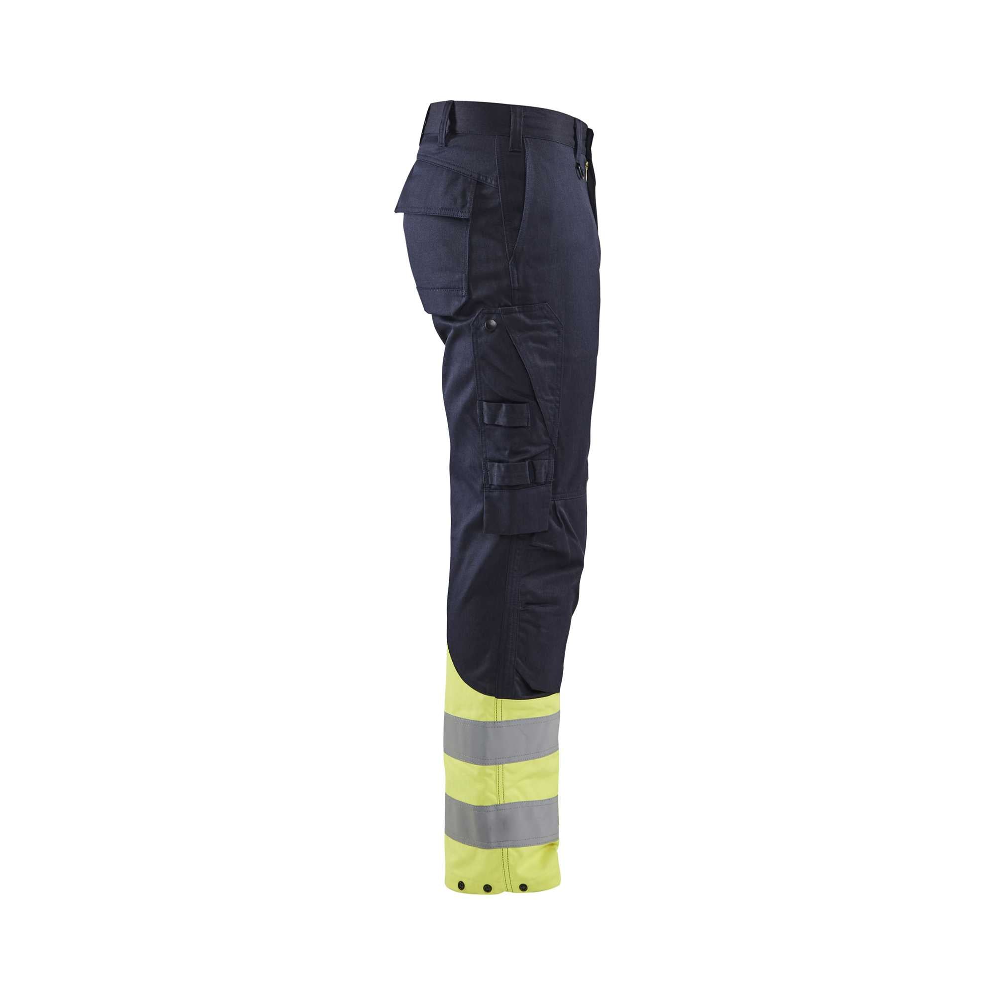BLAKLADER 17051519 | Inherent Steel trousers Hi Vis Reflective Work Trousers Men - Modacrylic Blend