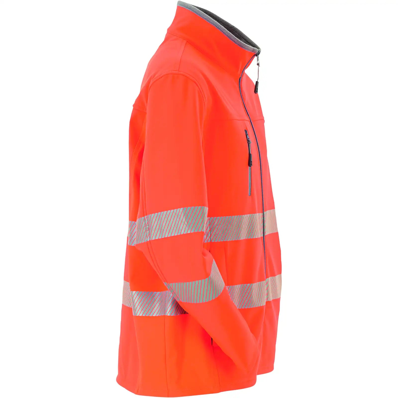 Planam Norit Warnschutz Herren Pure Softshelljacke orange  102 orange - Produktbild ohne Model