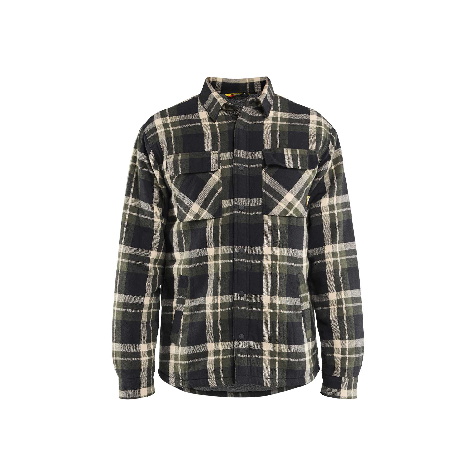 BLAKLADER 47041168 Pile Lined Flannel Shirt Work Jacket MEN - 100% Cotton