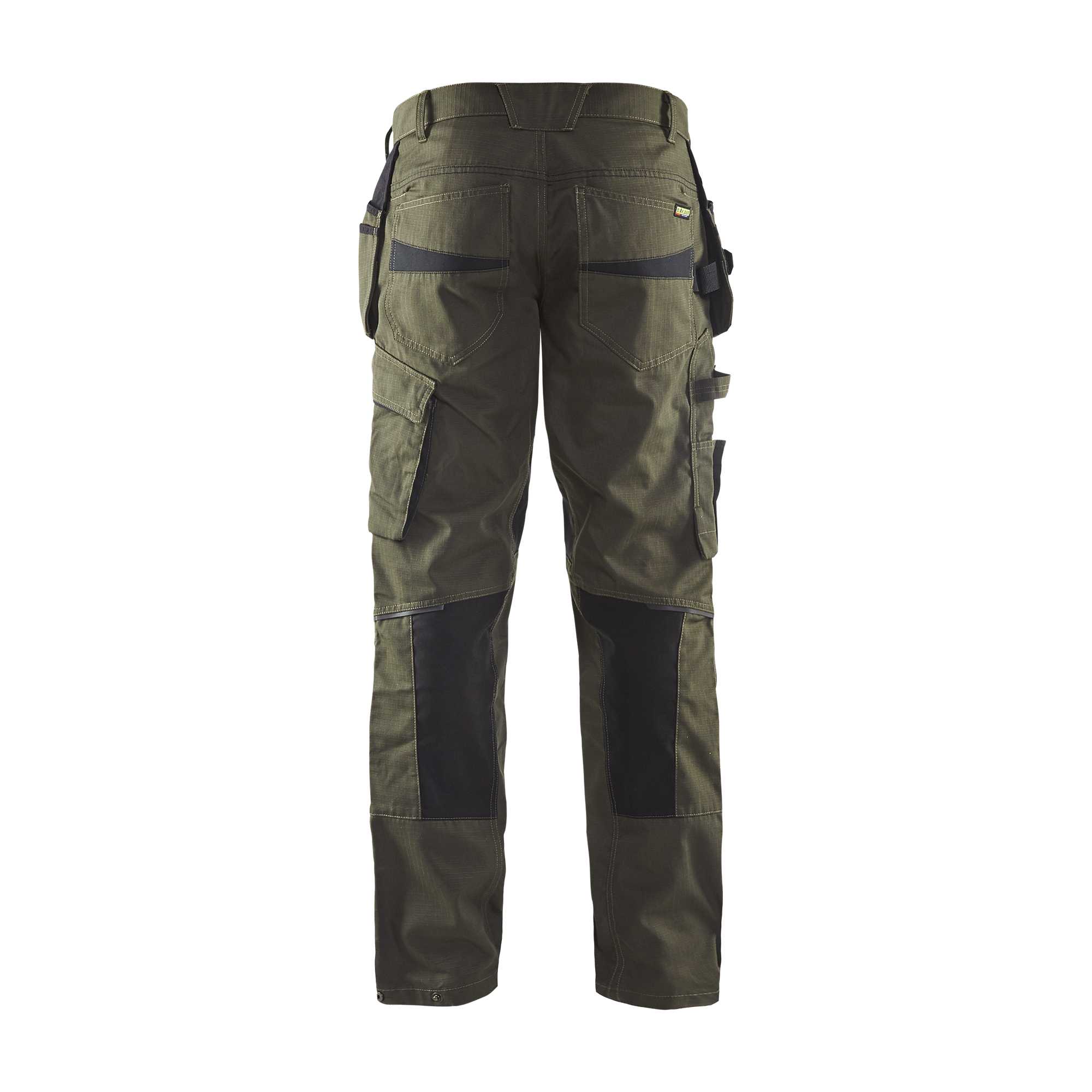BLAKLADER 14961330 | Service trousers with stretch and tool pockets Work Trousers Men - Ripstop Fabric