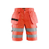 BLAKLADER 15351811 | Hi Vis shorts Hi Vis Reflective Work Shorts Men - Twill Fabric
