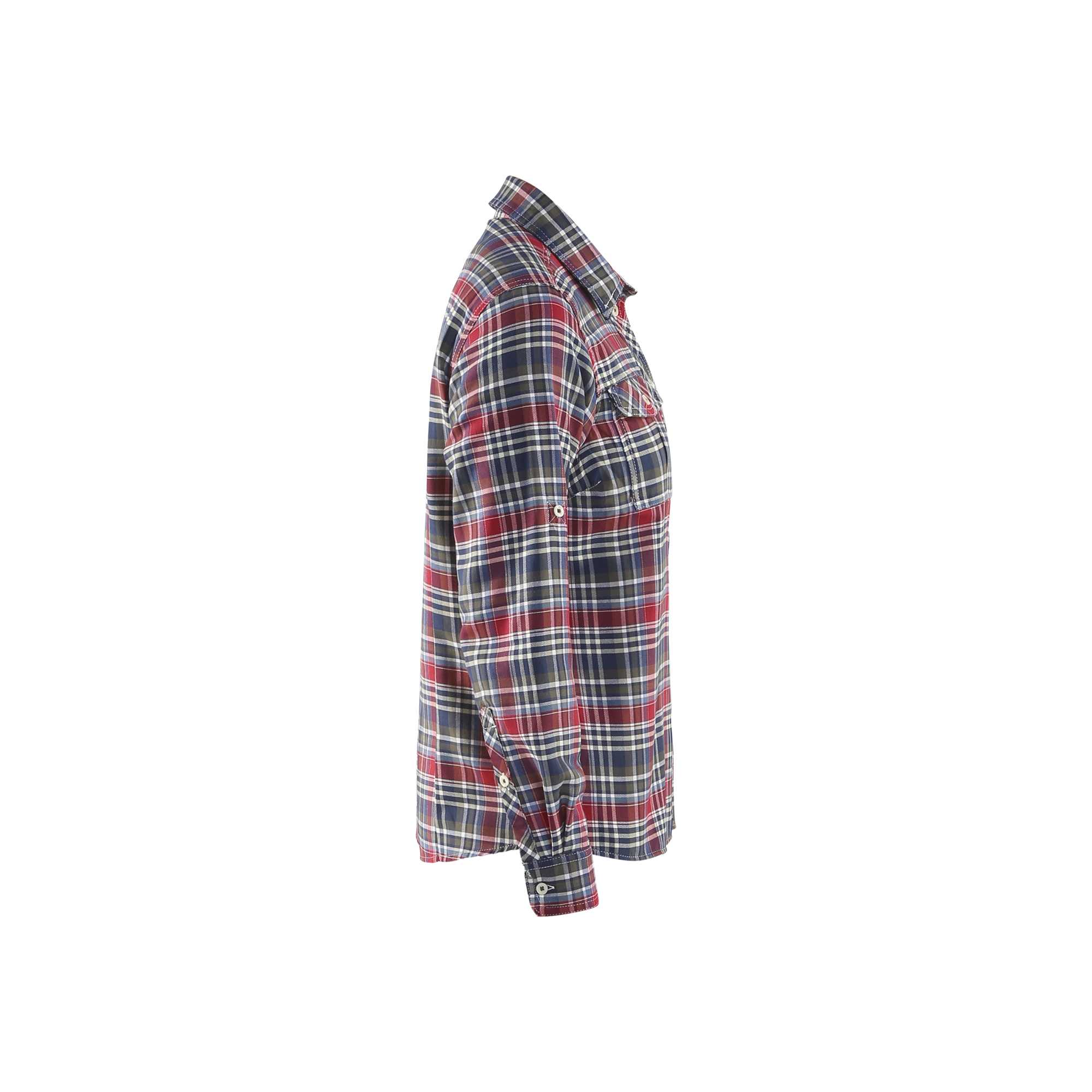 BLAKLADER 32091137 Flannel shirt Women Long Sleeve Work Shirt WOMEN - Flannel One Side Brushed