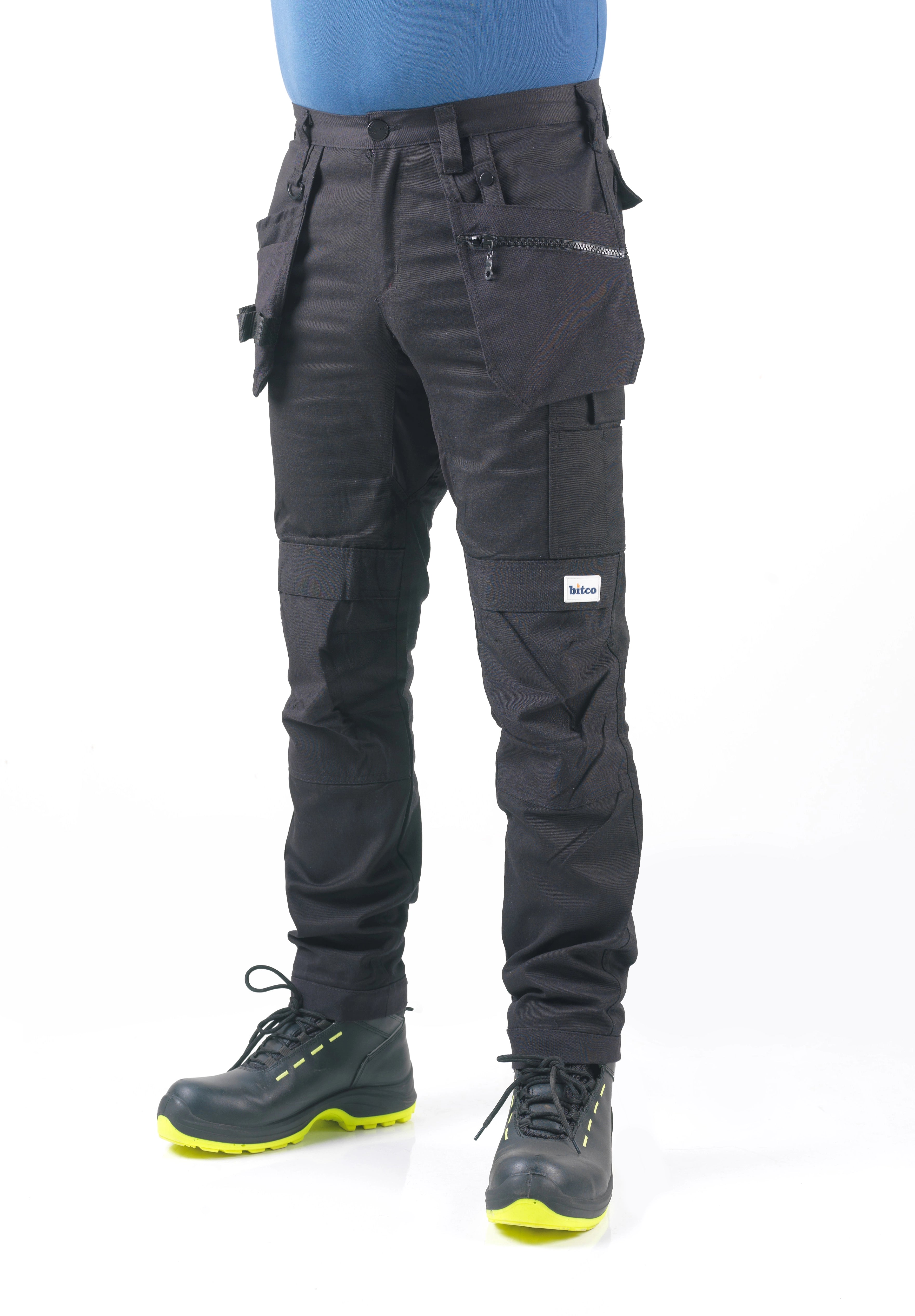 BITCO RIJN Stretch Work Trouser – Durable, Water and Oil Repellent,  Reinforced with CORDURA®