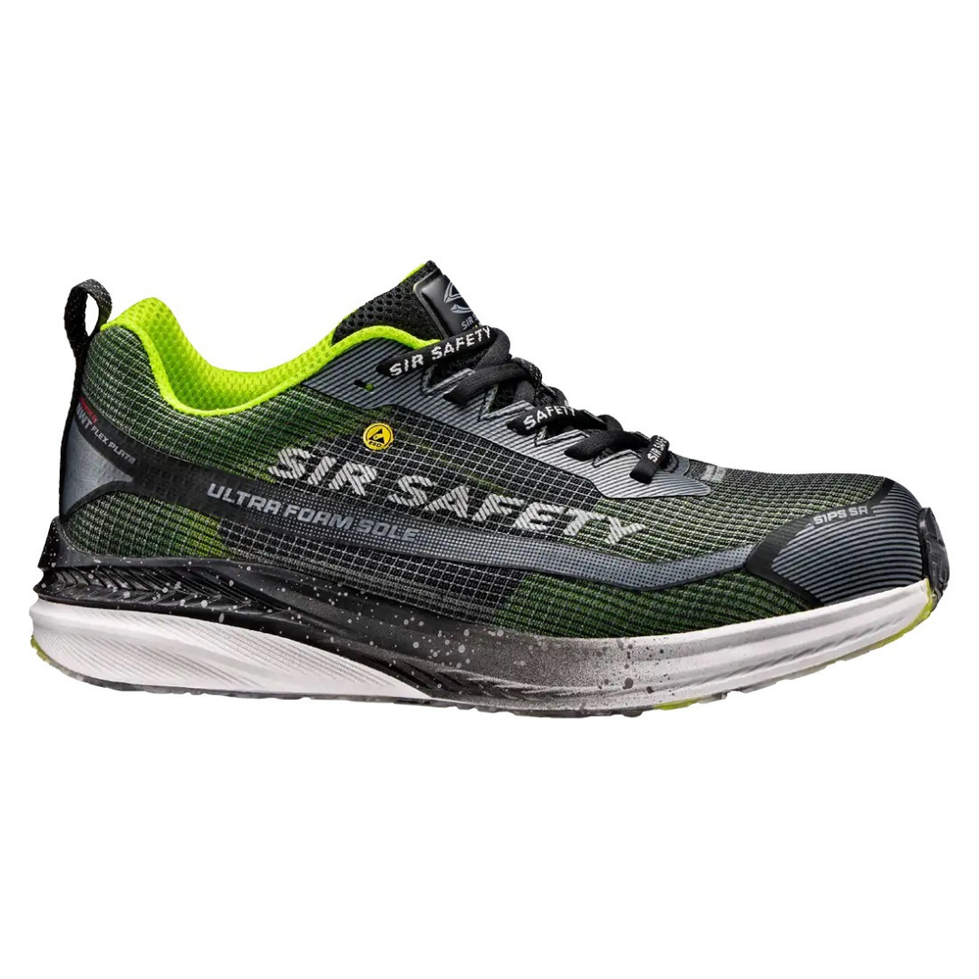 SIR SAFETY EXOTIC Safety Shoes S1PS SR MEN Work Shoe - Nano Fibreglass Toe & NWT Midsole