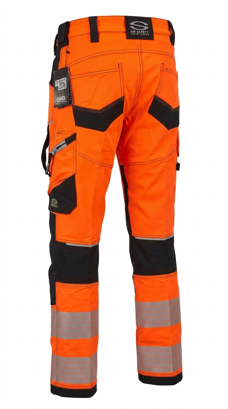 SIR SAFETY GEMINI GUARD High Vis Work Trousers Men - Full Stretch