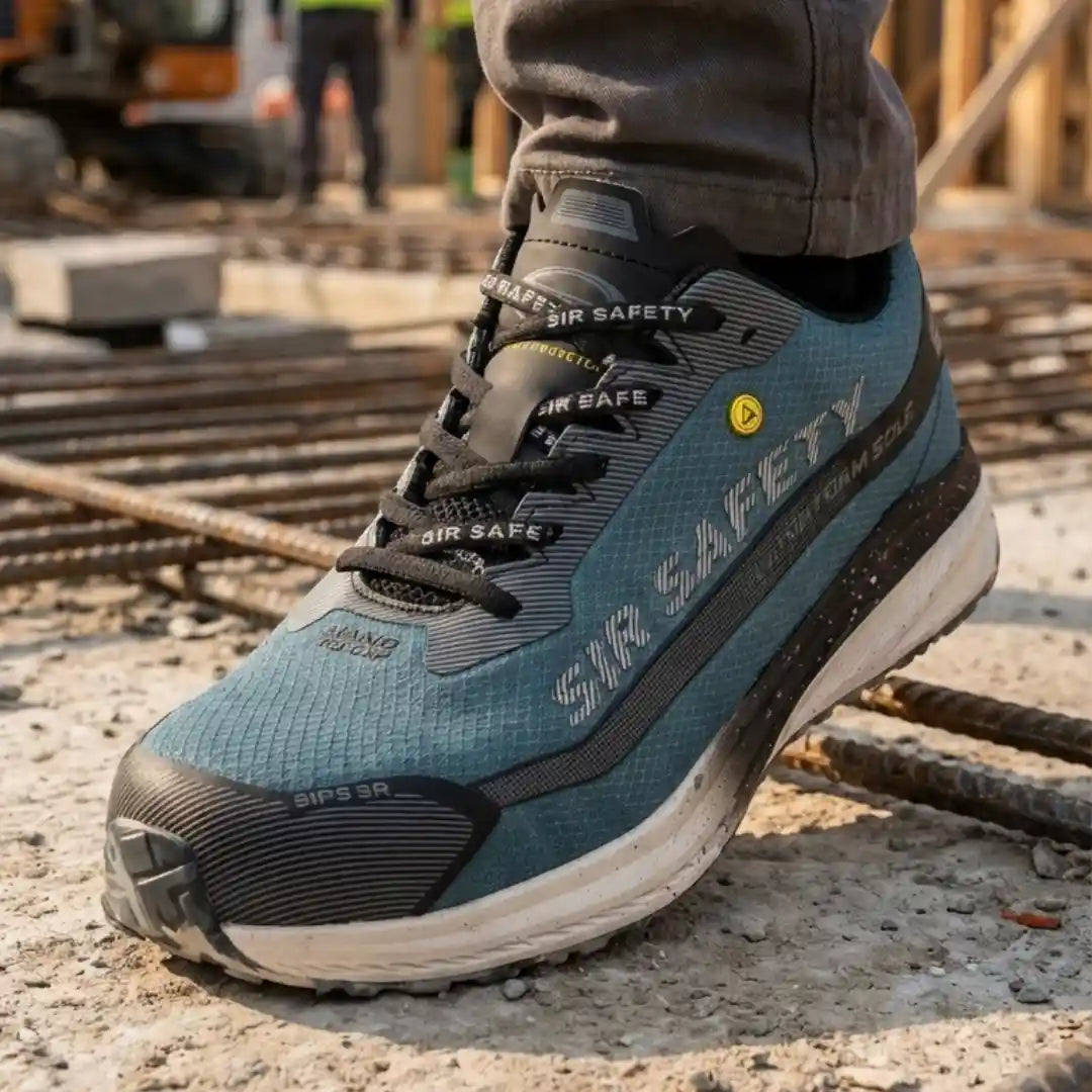 SIR SAFETY SPIRIT Safety Shoes S1PS SR MEN Work Shoe - Nano Fibreglass Toe & NWT Midsole