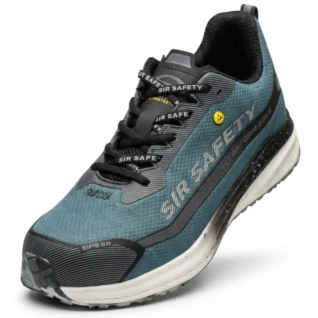 SIR SAFETY SPIRIT Safety Shoes S1PS SR MEN Work Shoe - Nano Fibreglass Toe & NWT Midsole
