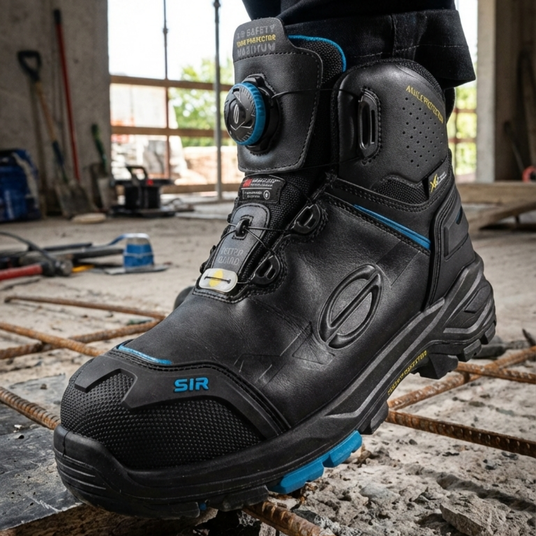 SIR SAFETY NORDISK Safety Boots S7S MEN Work Shoe - Fibreglass Toe & PS Type Composite Midsole
