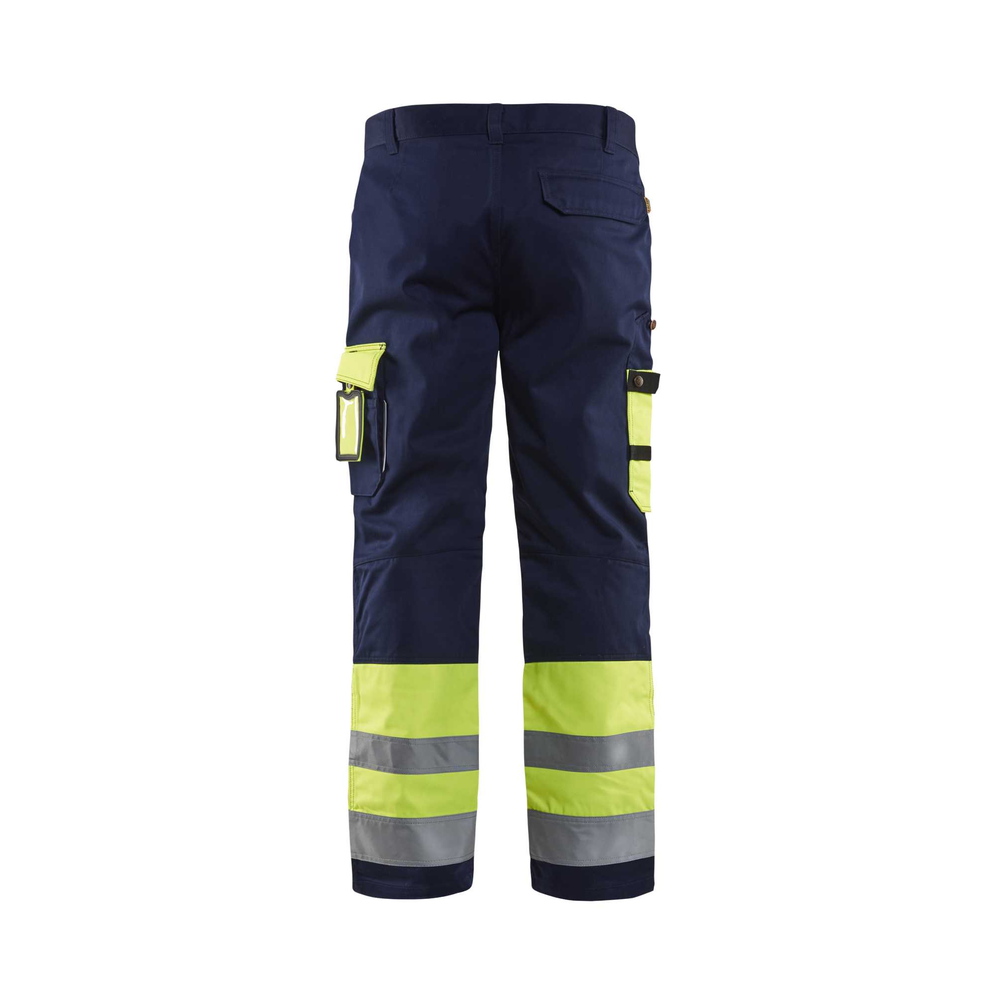 BLAKLADER 15841860 | Hi Vis Trousers Hi Vis Reflective Work Trousers Men - Twill Fabric