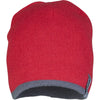 Planam Zubehör Strickmütze 2-farbig rot/schiefer Universalgröße rot/schiefer - Vorschaubild
